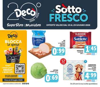 Volantino Deco - 19/6/2026 - 29/6/2026.