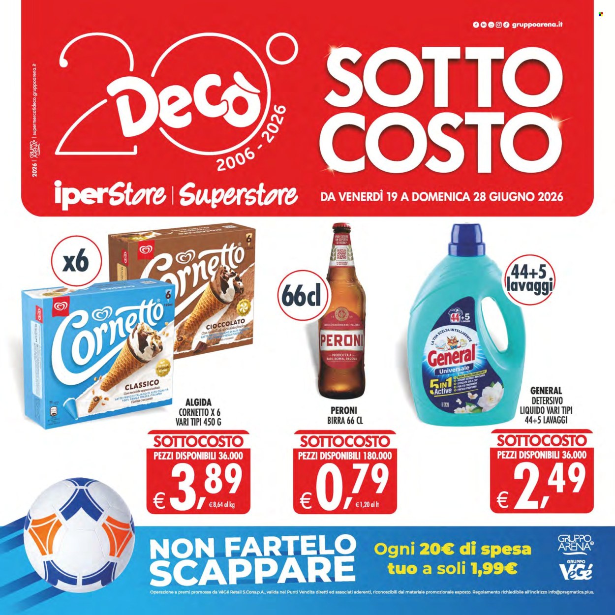Volantino Deco - 19/6/2026 - 28/6/2026. Pagina 1