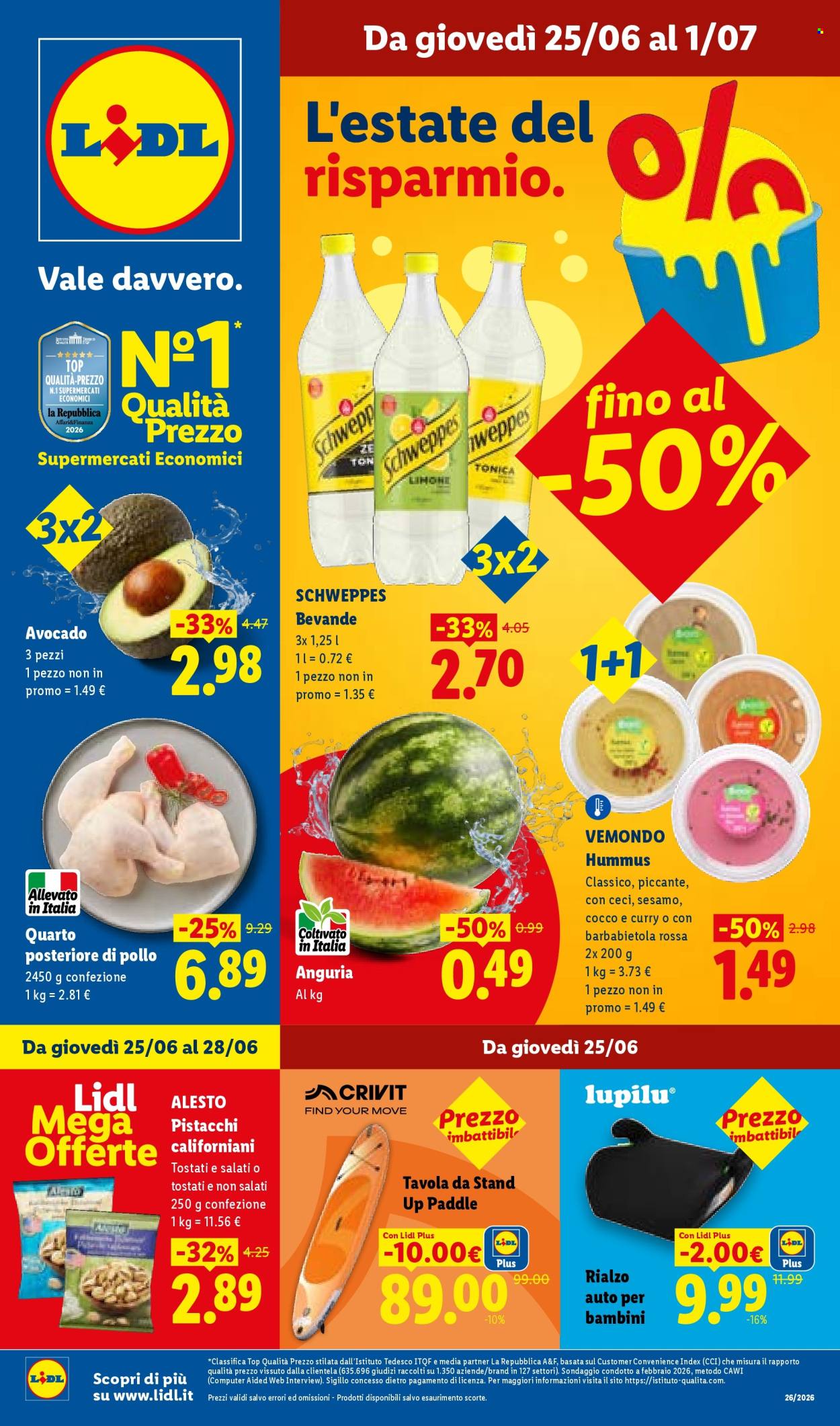 Volantino Lidl - 25/6/2026 - 1/7/2026. Pagina 1