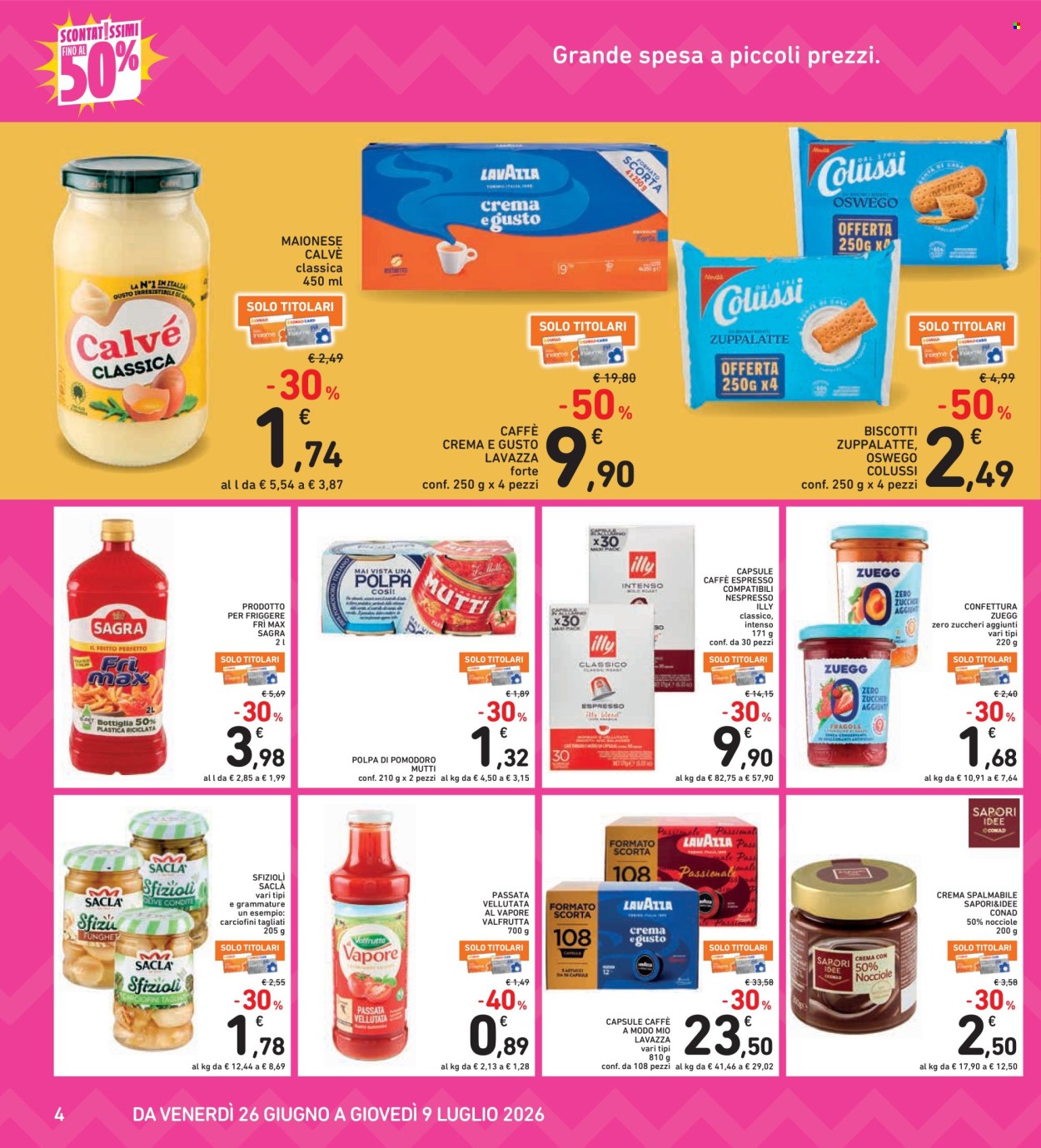 Volantino Spazio Conad - 26/6/2026 - 9/7/2026. Pagina 4