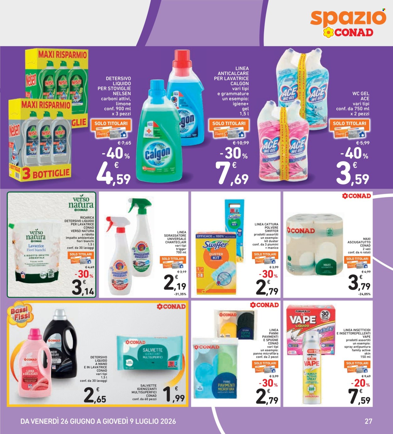 Volantino Spazio Conad - 26/6/2026 - 9/7/2026. Pagina 27