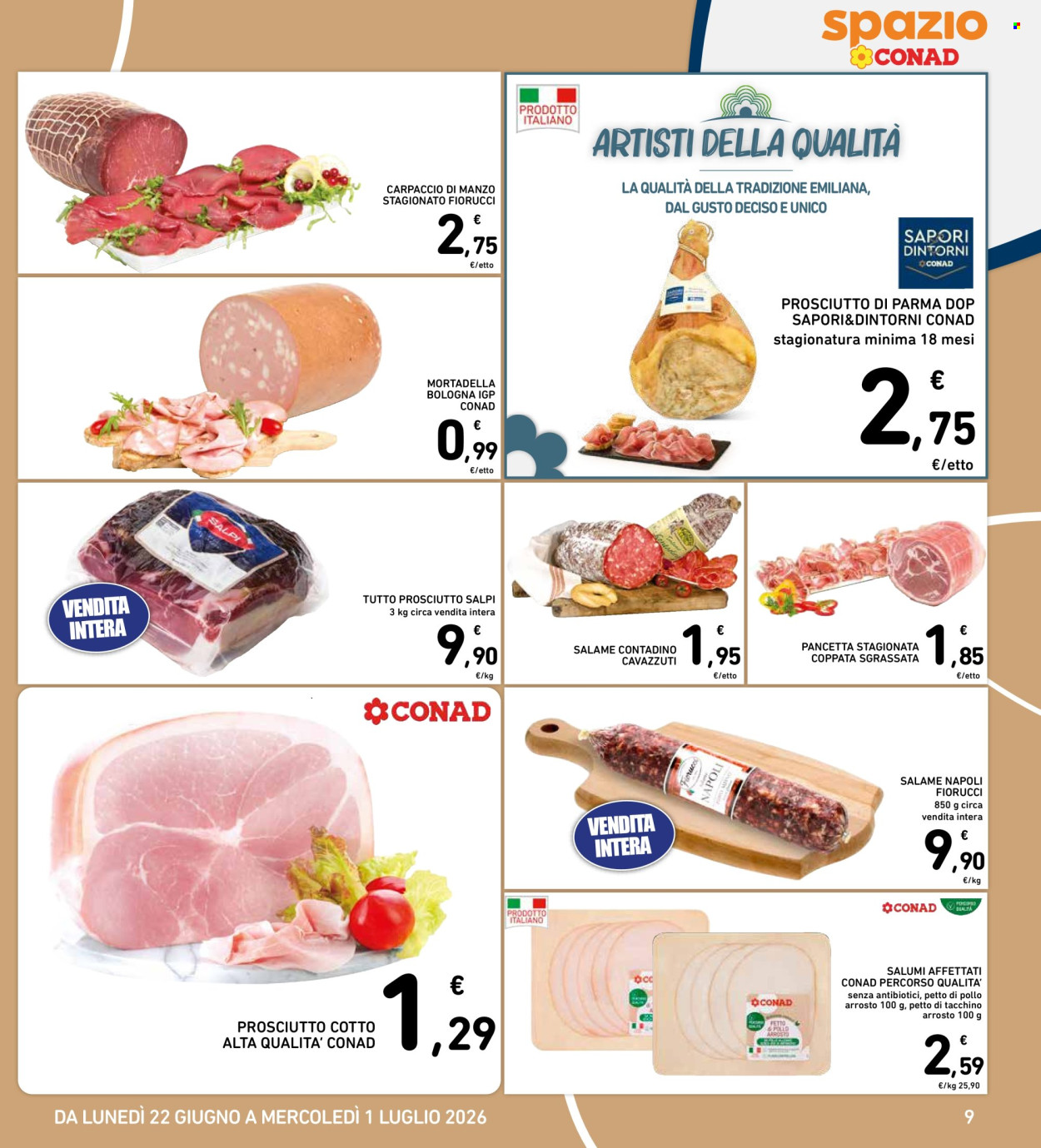Volantino Spazio Conad - 22/6/2026 - 1/7/2026. Pagina 9