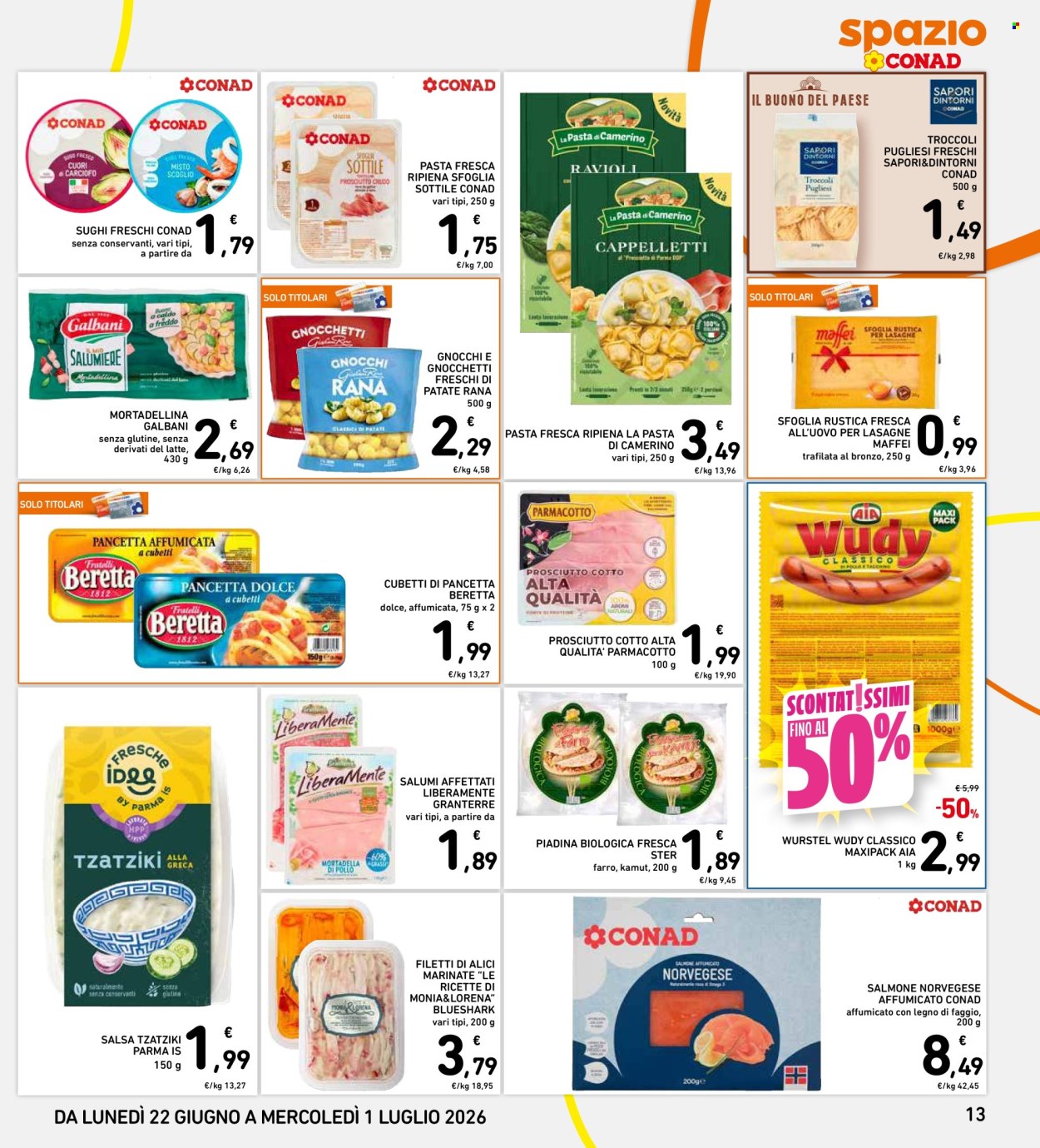 Volantino Spazio Conad - 22/6/2026 - 1/7/2026. Pagina 13