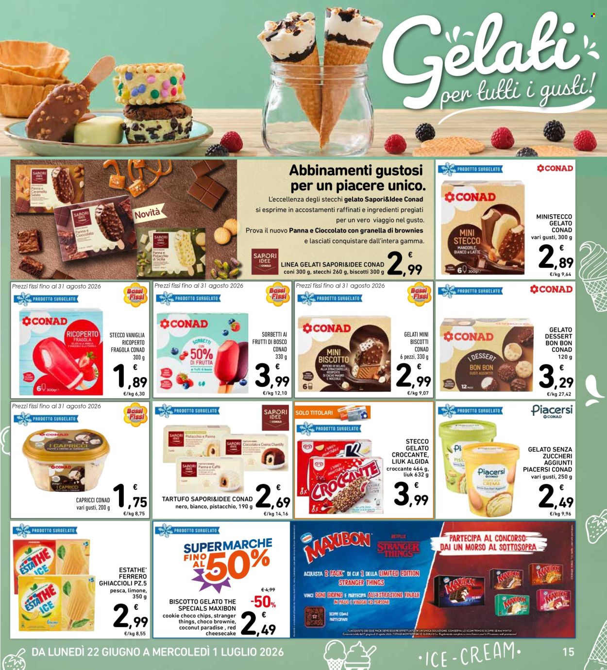 Volantino Spazio Conad - 22/6/2026 - 1/7/2026. Pagina 15