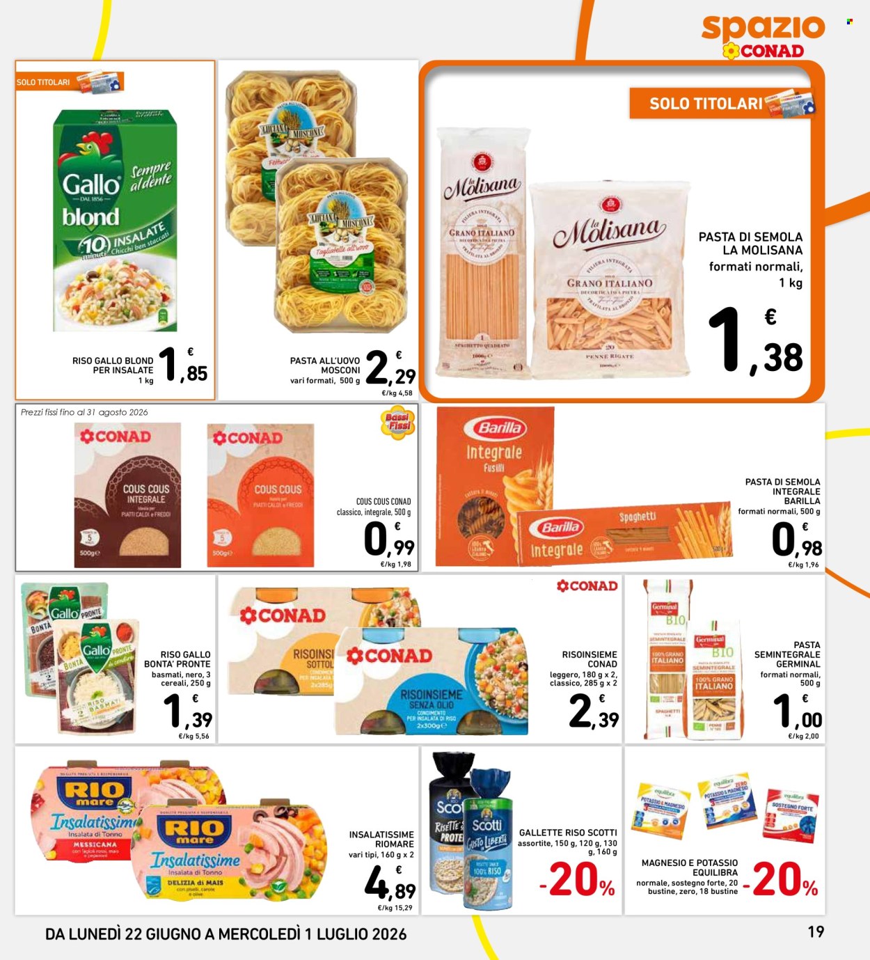 Volantino Spazio Conad - 22/6/2026 - 1/7/2026. Pagina 19