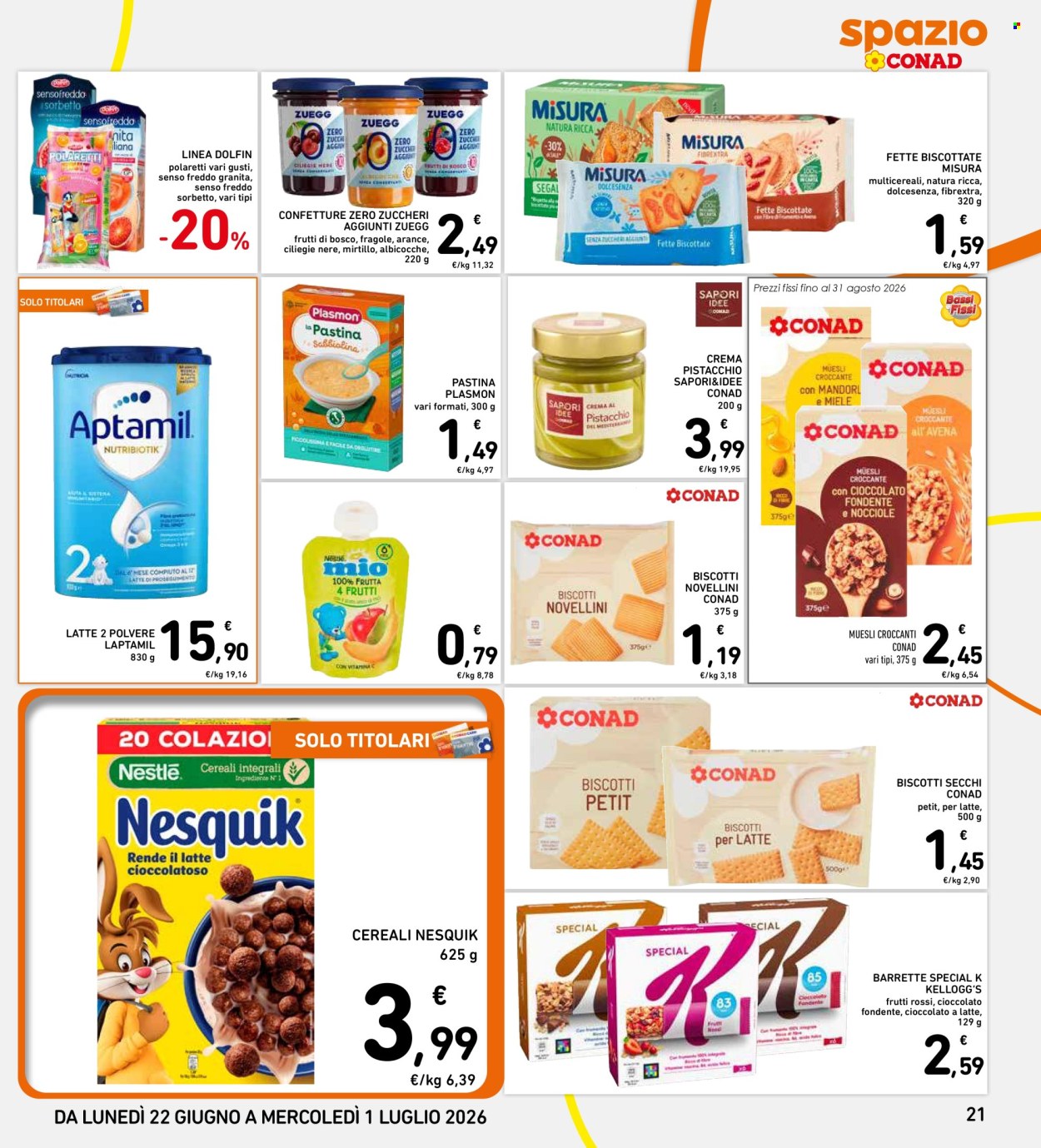 Volantino Spazio Conad - 22/6/2026 - 1/7/2026. Pagina 21