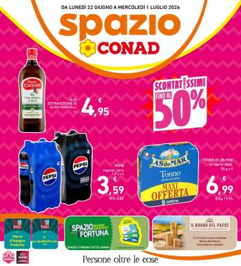 Volantino Spazio Conad - 22/6/2026 - 1/7/2026.