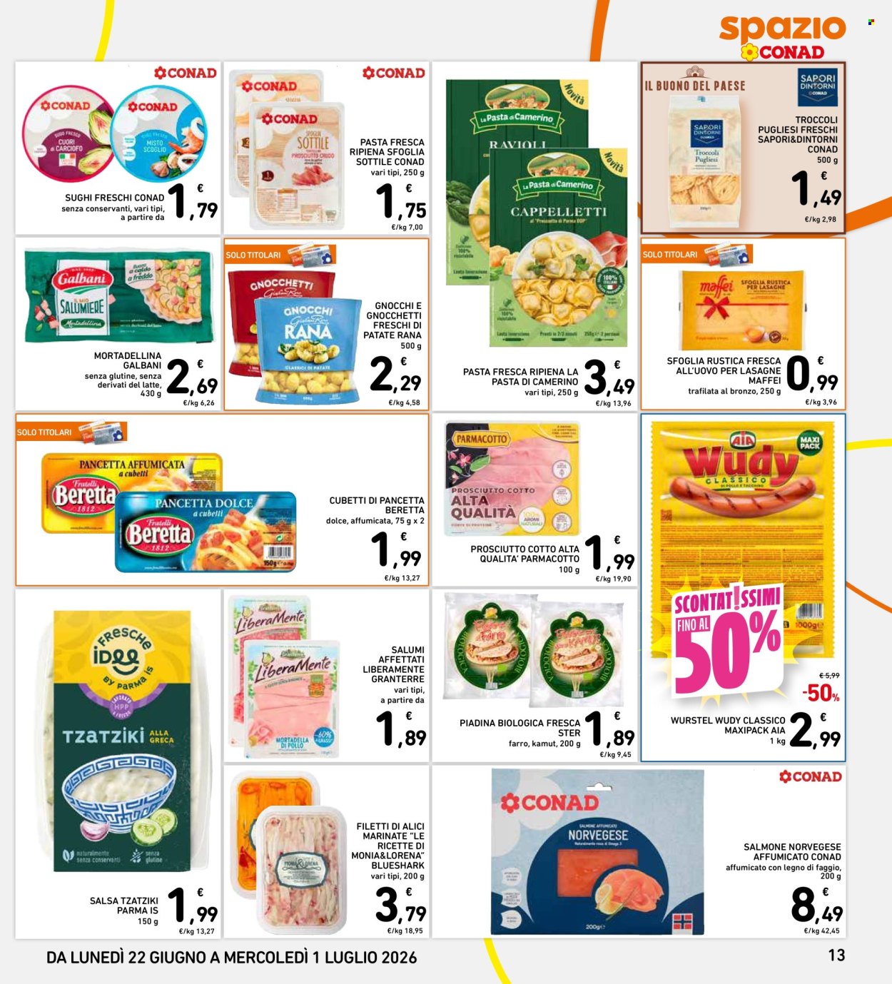 Volantino Spazio Conad - 22/6/2026 - 1/7/2026. Pagina 13