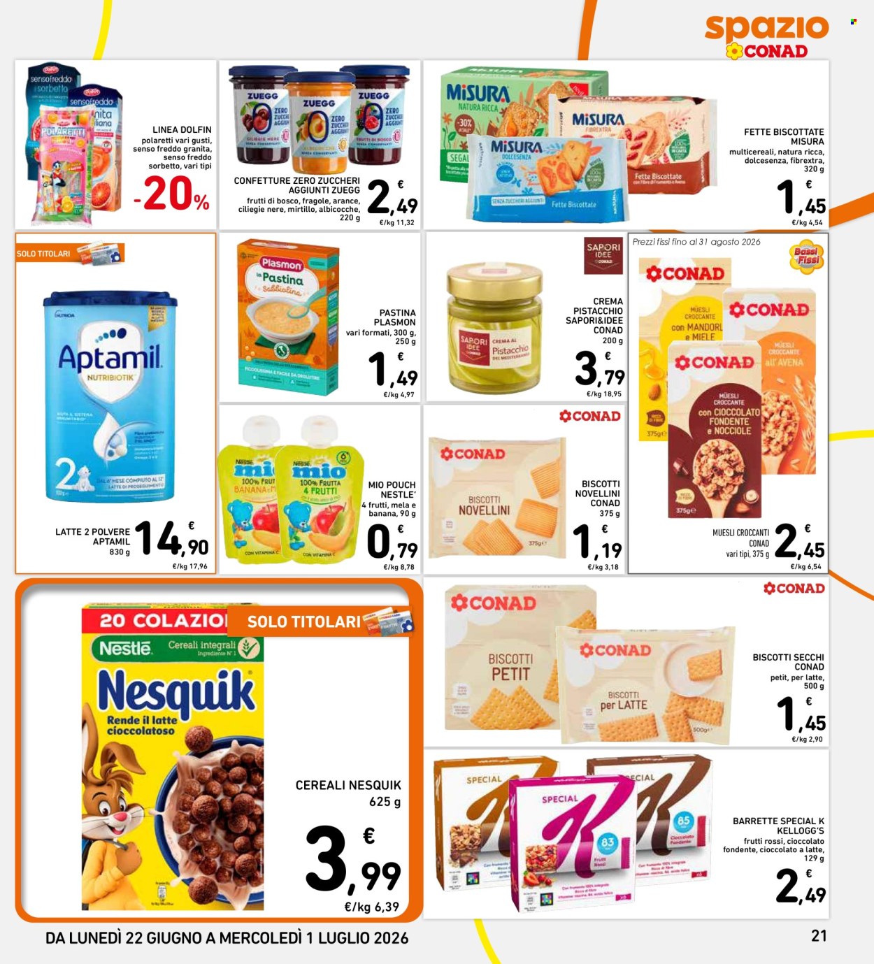 Volantino Spazio Conad - 22/6/2026 - 1/7/2026. Pagina 21