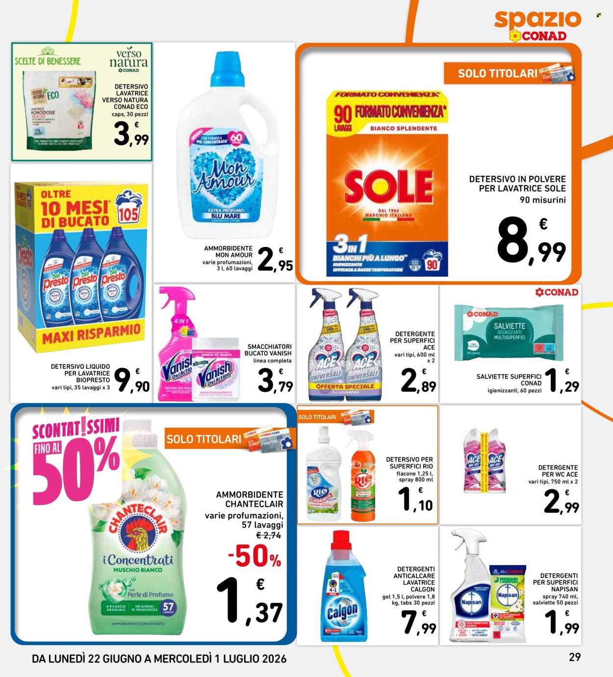 Volantino Spazio Conad - 22/6/2026 - 1/7/2026. Pagina 29