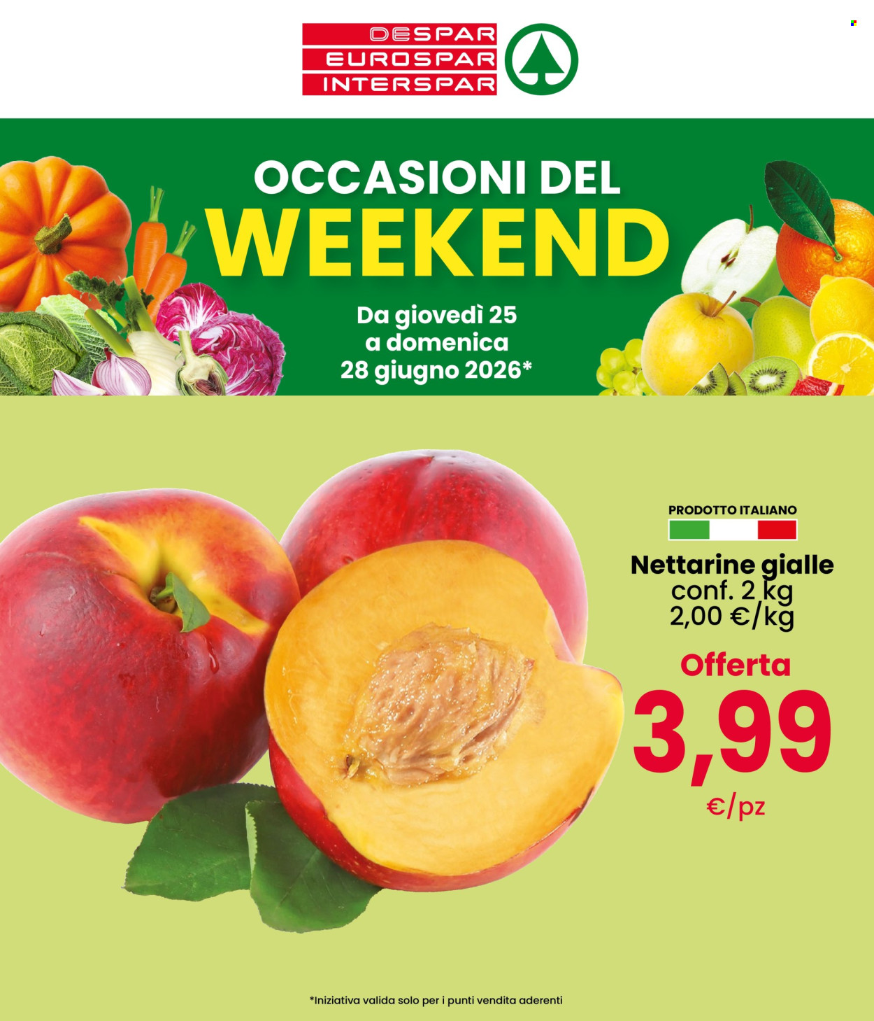 Volantino Despar - 25/6/2026 - 28/6/2026. Pagina 1