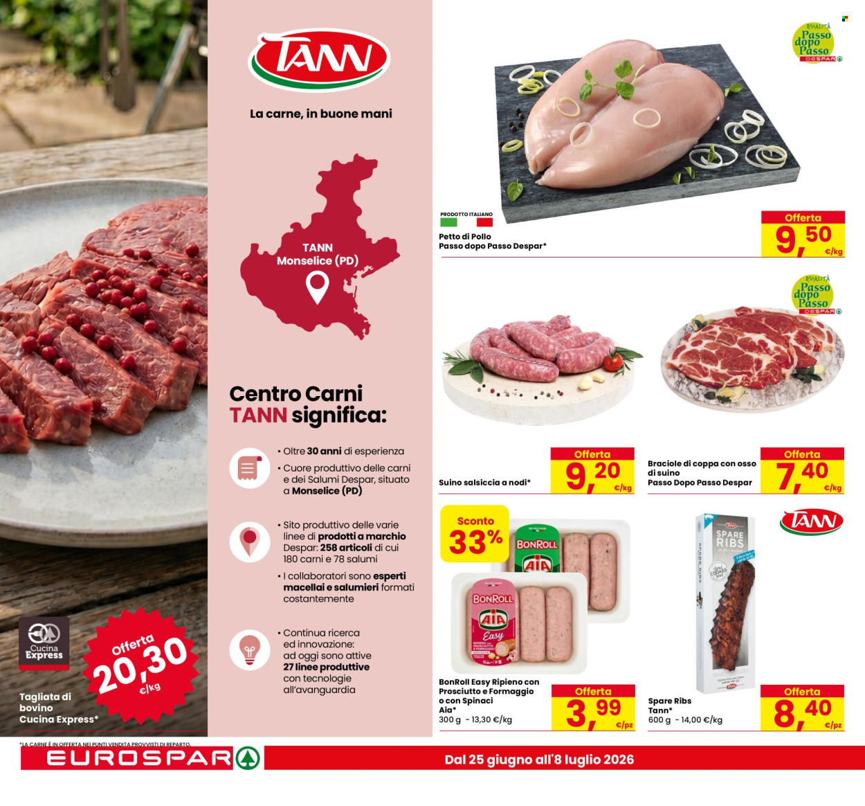 Volantino Eurospar - 25/6/2026 - 8/7/2026. Pagina 2