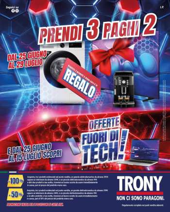 Volantino Trony - 25/6/2026 - 29/7/2026.