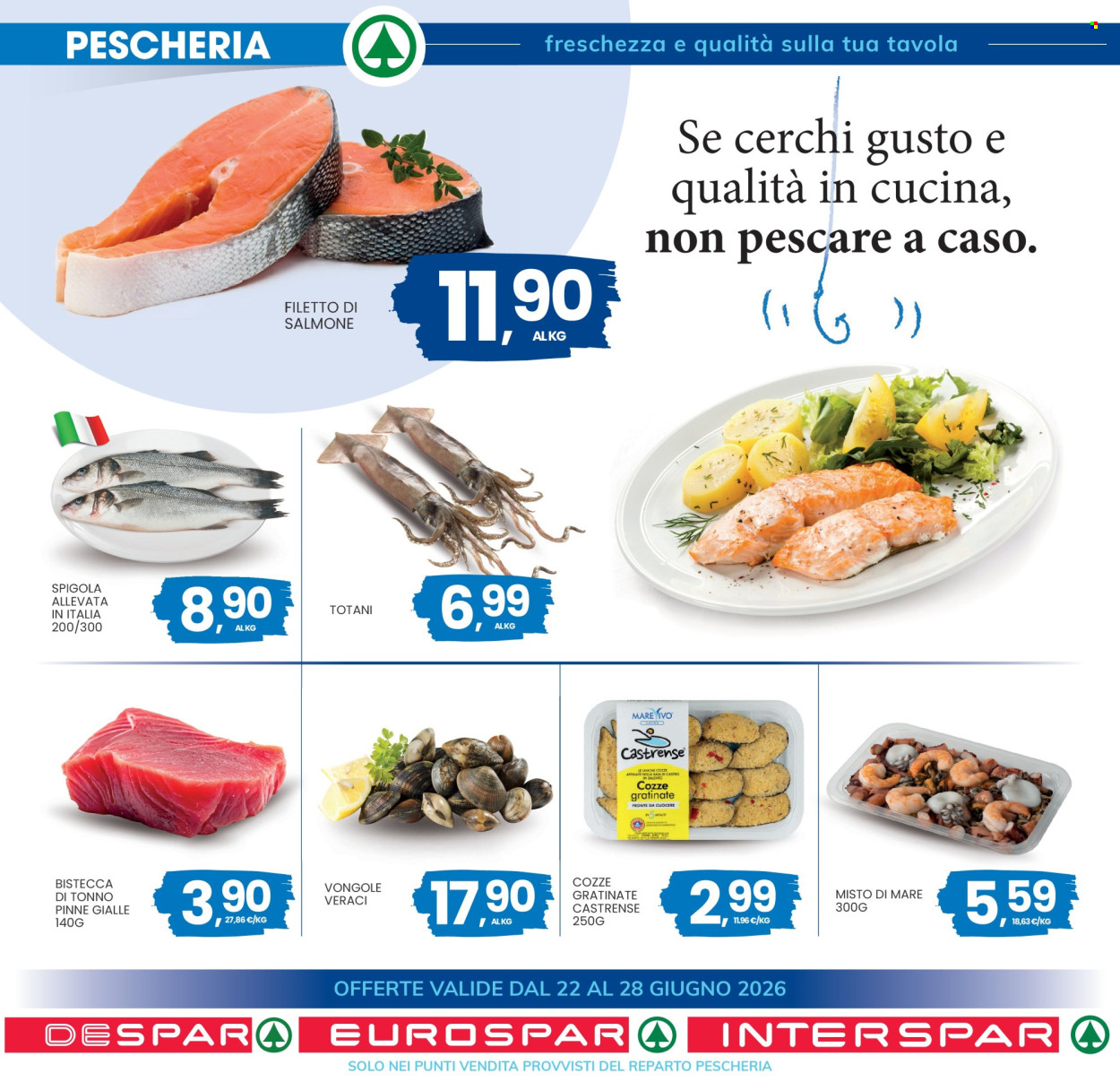 Volantino Eurospar - 22/6/2026 - 28/6/2026. Pagina 1
