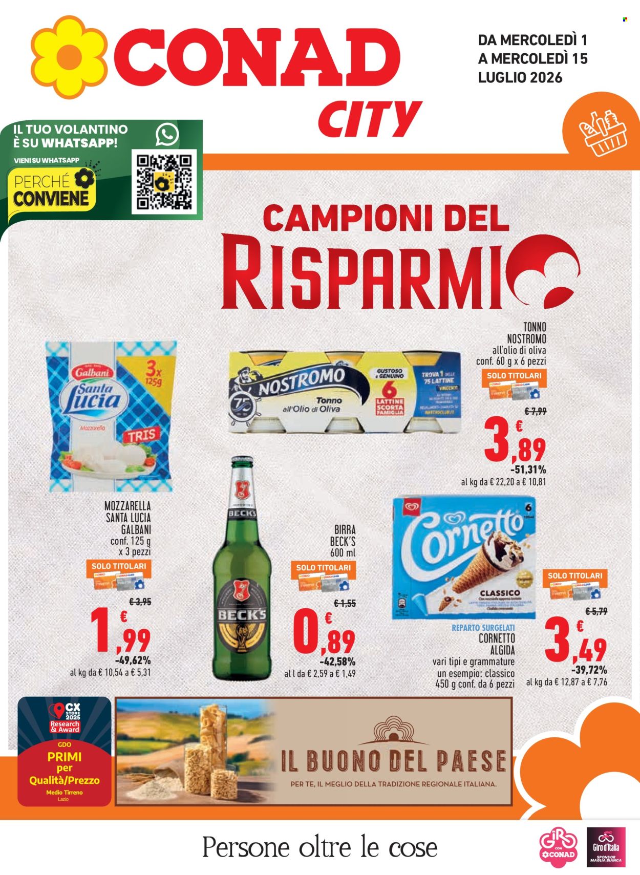 Volantino Conad - 1/7/2026 - 15/7/2026. Pagina 1