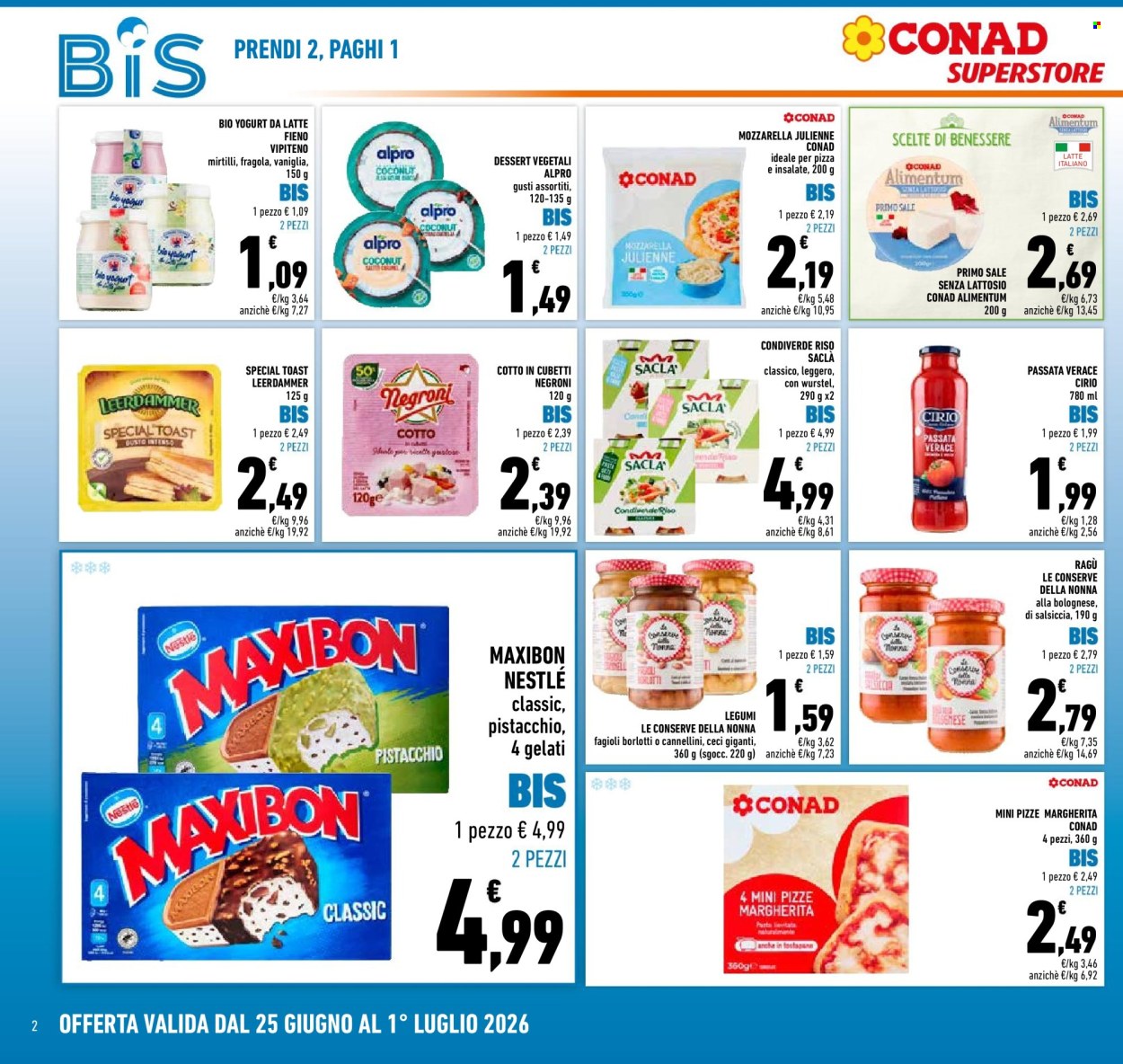 Volantino Conad Superstore - 25/6/2026 - 1/7/2026. Pagina 2