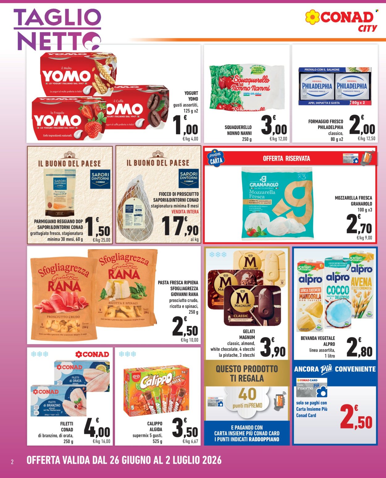 Volantino Conad City - 26/6/2026 - 2/7/2026. Pagina 2