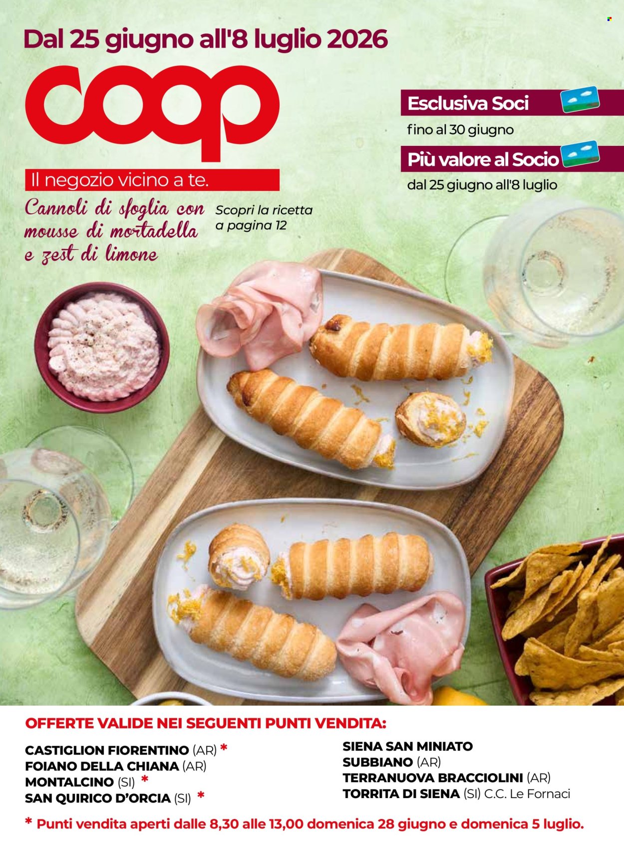 Volantino Coop - 25/6/2026 - 8/7/2026. Pagina 1