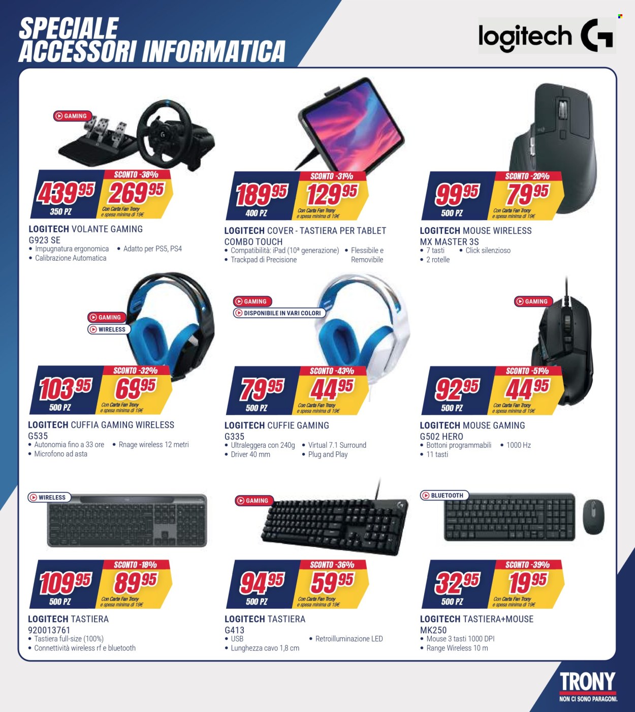Volantino Trony - 25/6/2026 - 29/7/2026. Pagina 40