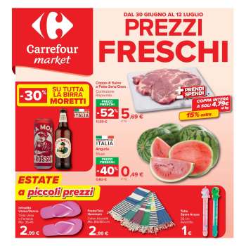 Volantino Carrefour - 30/6/2026 - 12/7/2026.