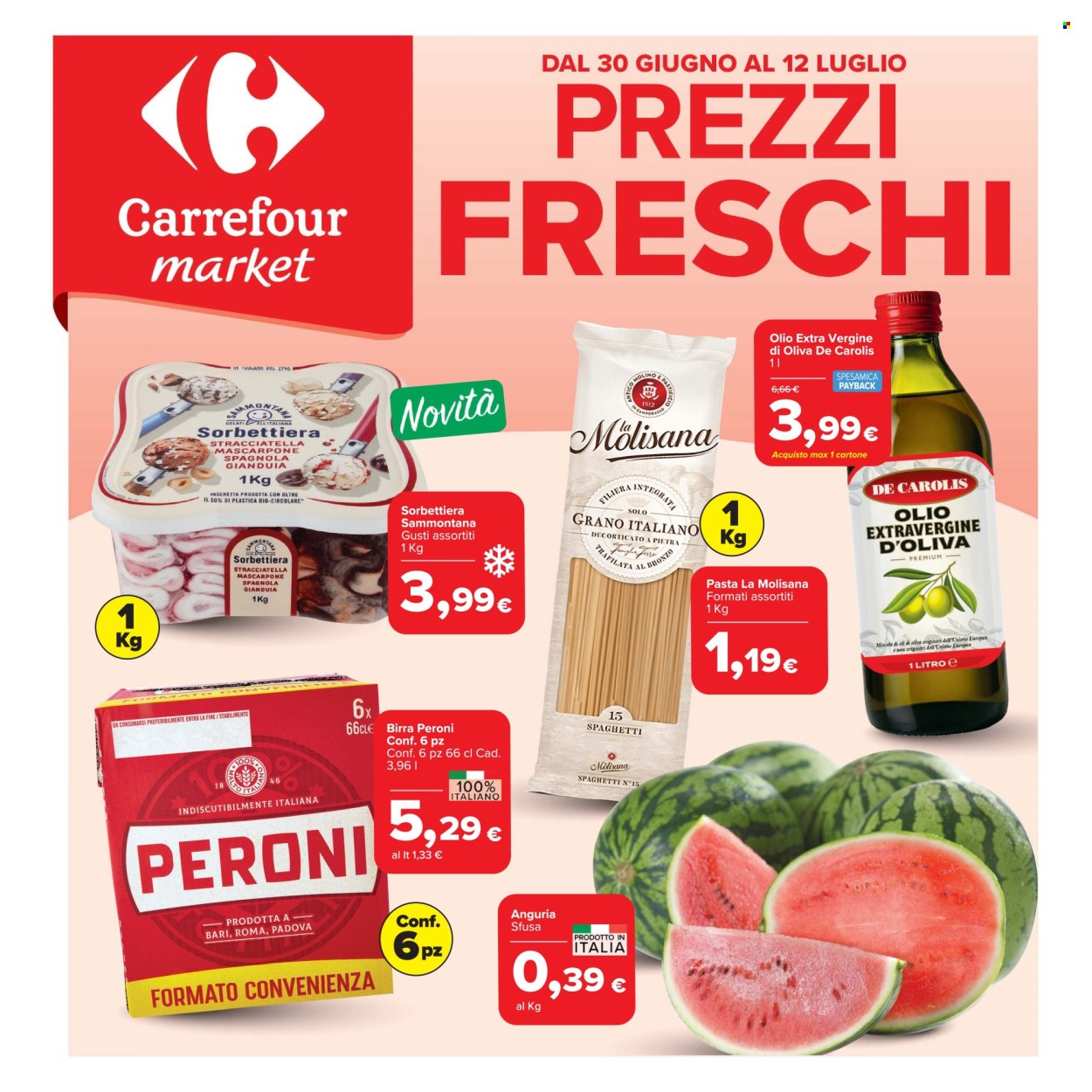 Volantino Carrefour - 30/6/2026 - 12/7/2026. Pagina 1