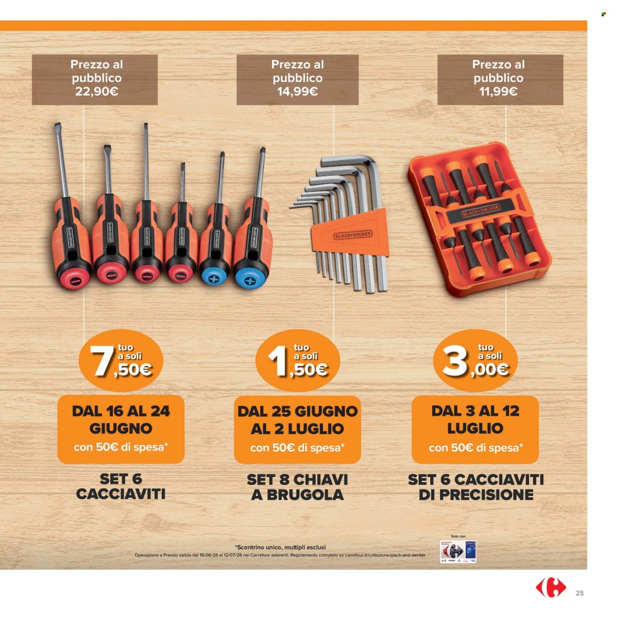 Volantino Carrefour - 30/6/2026 - 12/7/2026. Pagina 25