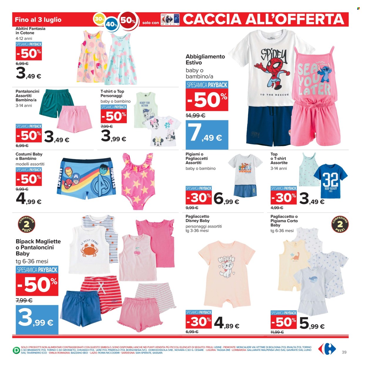 Volantino Carrefour - 30/6/2026 - 12/7/2026. Pagina 39
