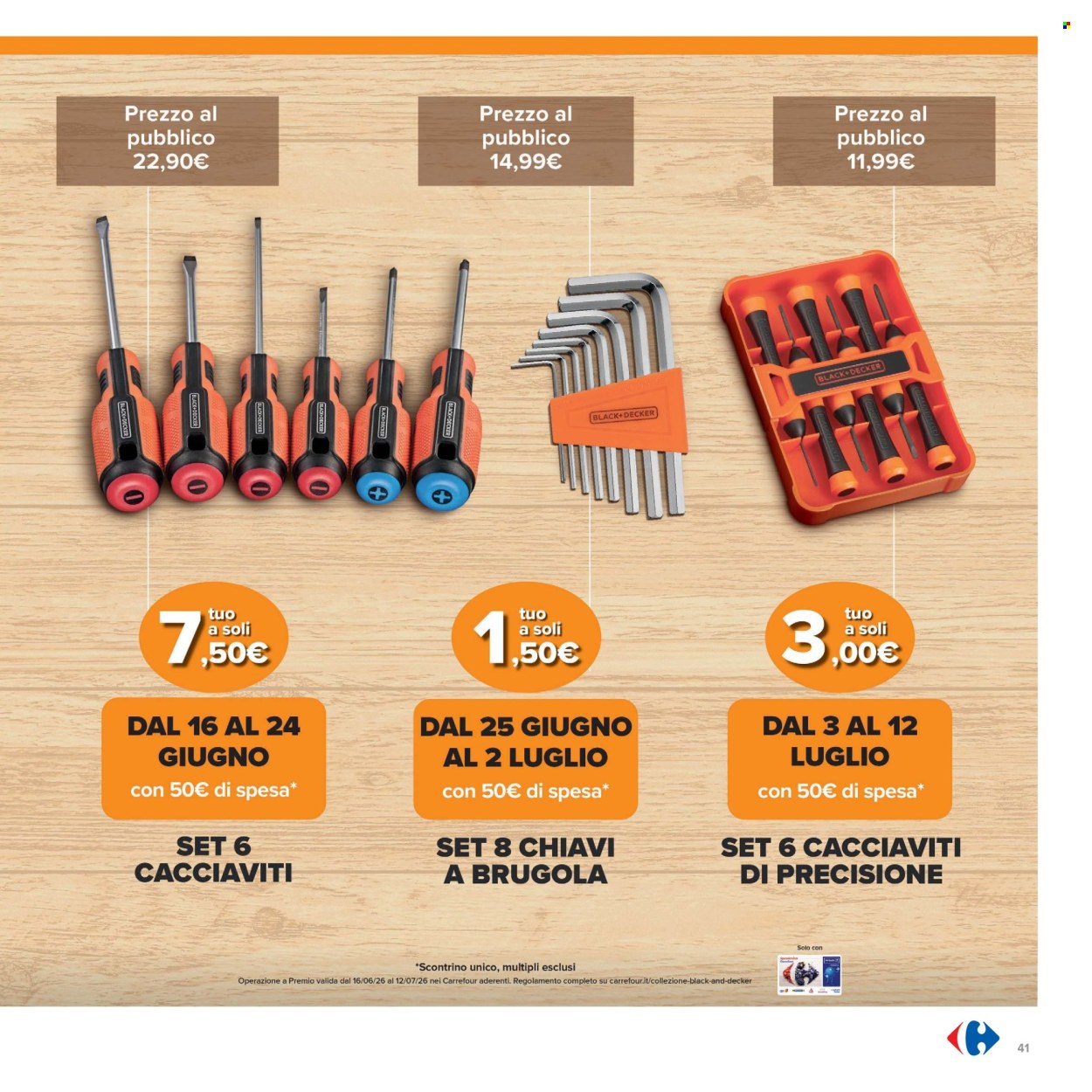 Volantino Carrefour - 30/6/2026 - 12/7/2026. Pagina 41