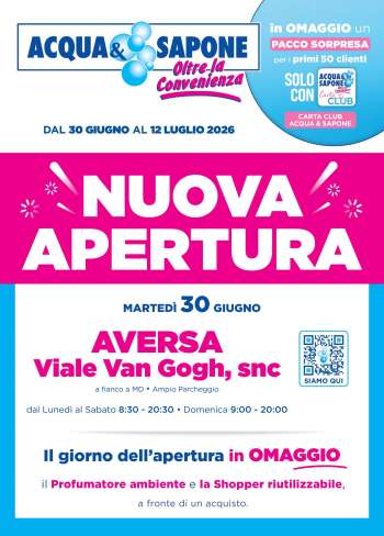 Volantino Acqua & Sapone - 30/6/2026 - 12/7/2026.