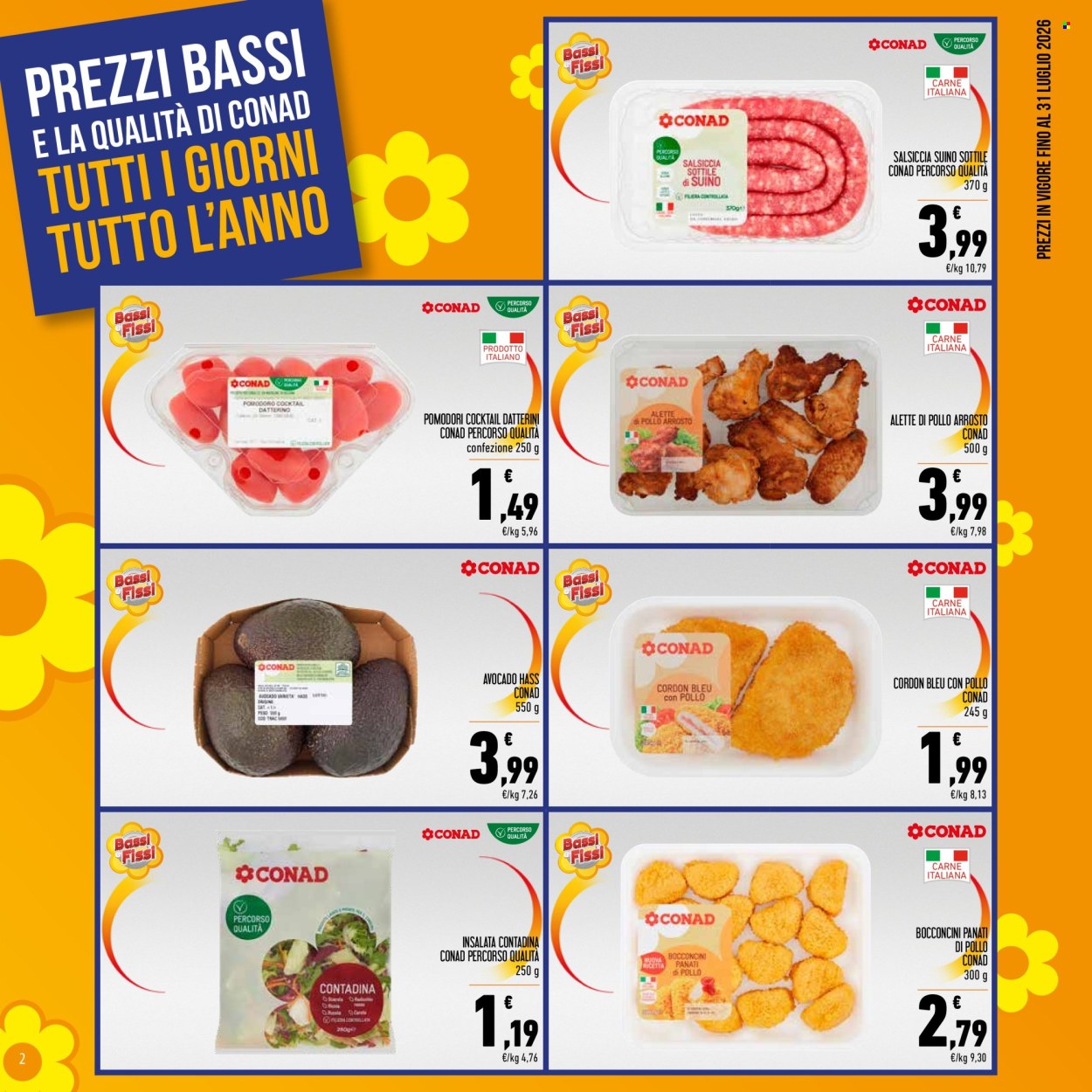Volantino Spesa Facile Conad - 1/7/2026 - 31/7/2026. Pagina 2