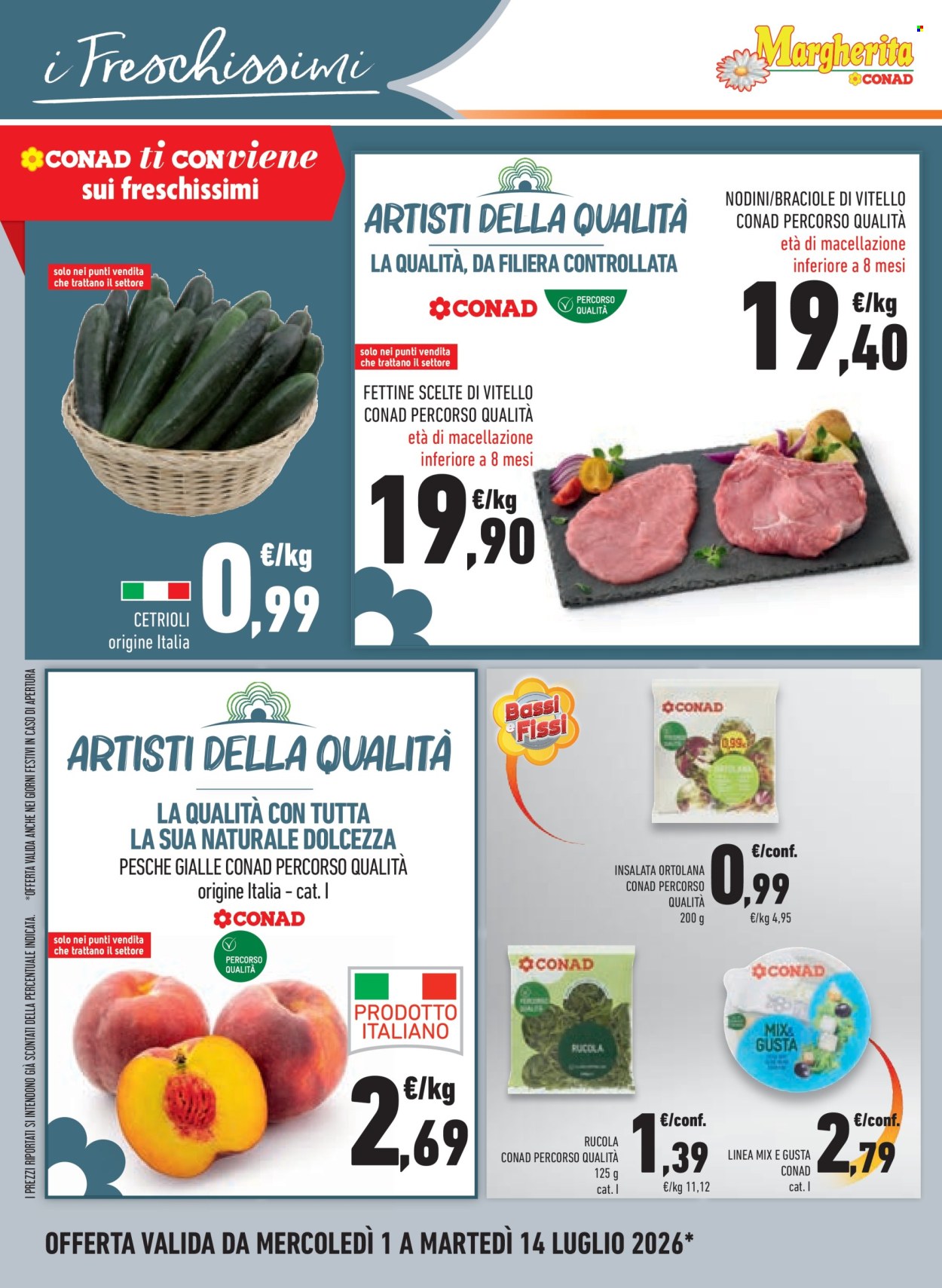 Volantino Margherita Conad - 1/7/2026 - 14/7/2026. Pagina 10