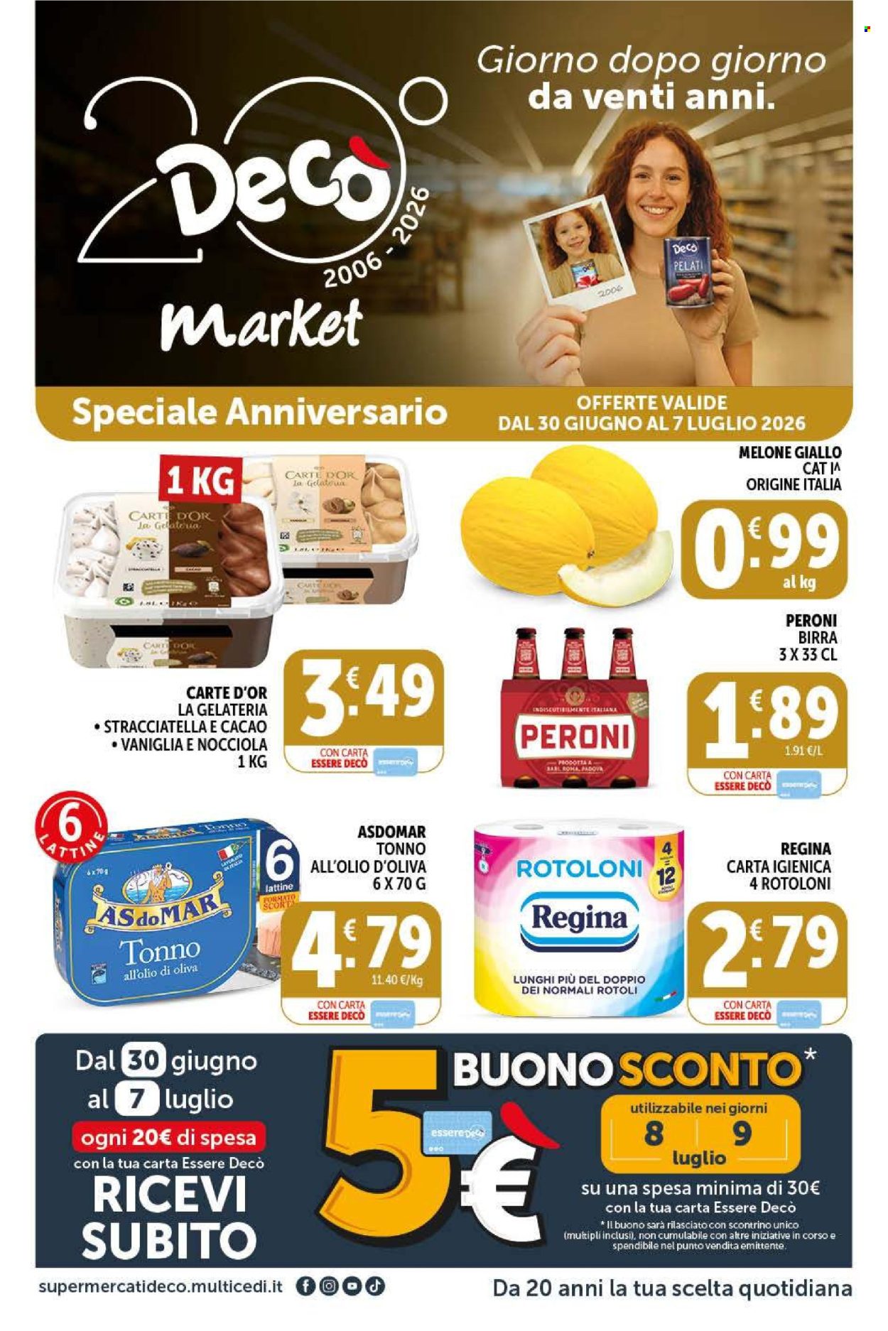 Volantino Deco - 30/6/2026 - 9/7/2026. Pagina 1