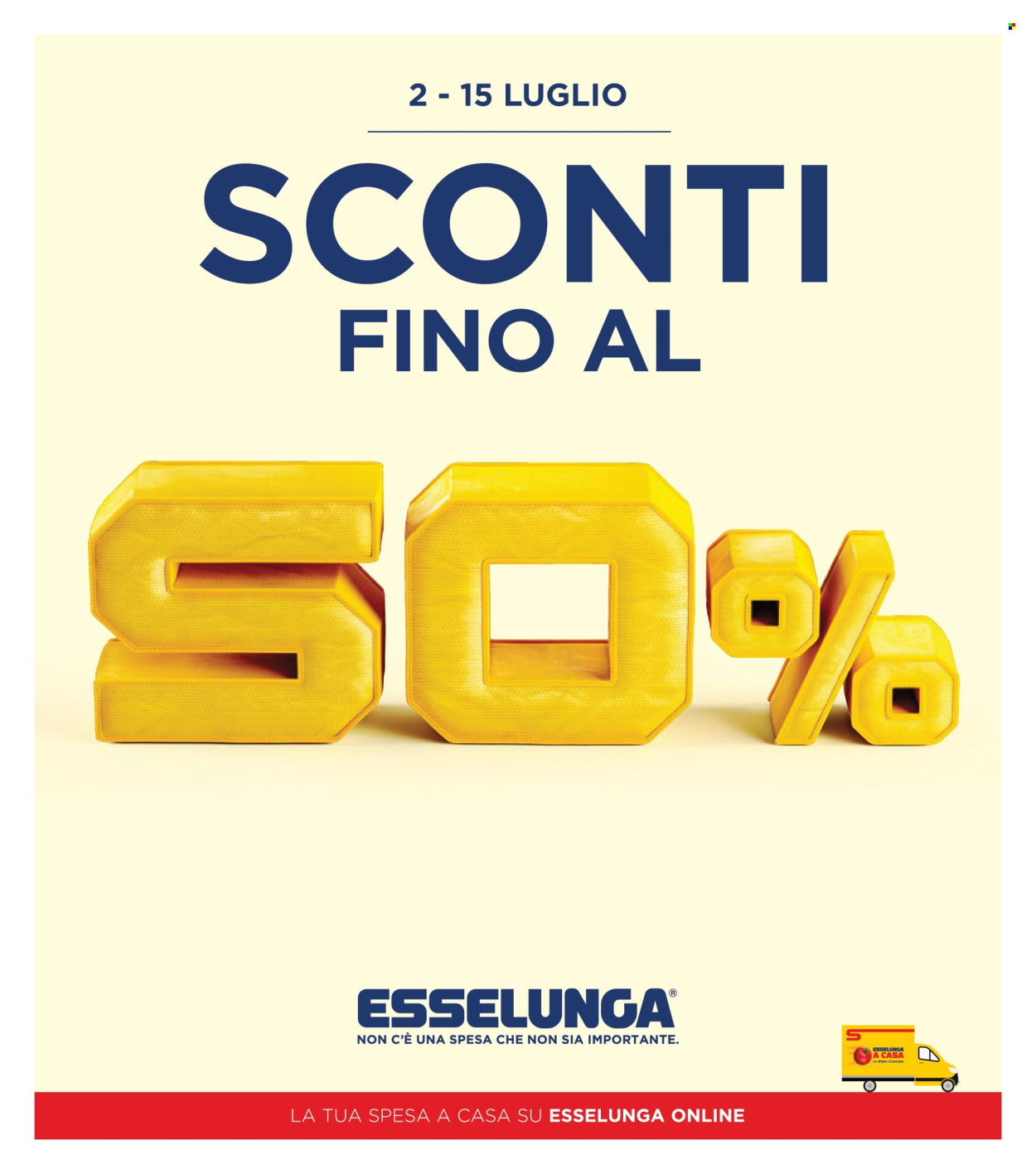Volantino Esselunga - 2/7/2026 - 15/7/2026. Pagina 1