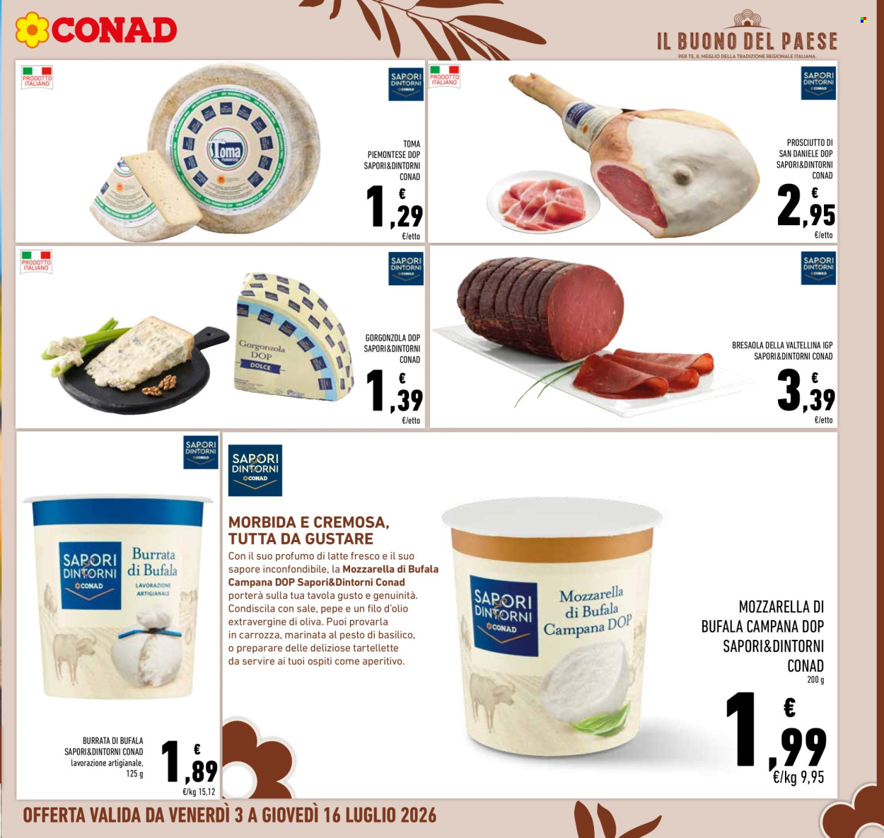 Volantino Conad - 3/7/2026 - 16/7/2026. Pagina 2