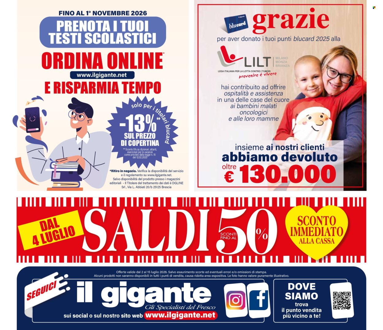 Volantino Il Gigante - 2/7/2026 - 15/7/2026. Pagina 32