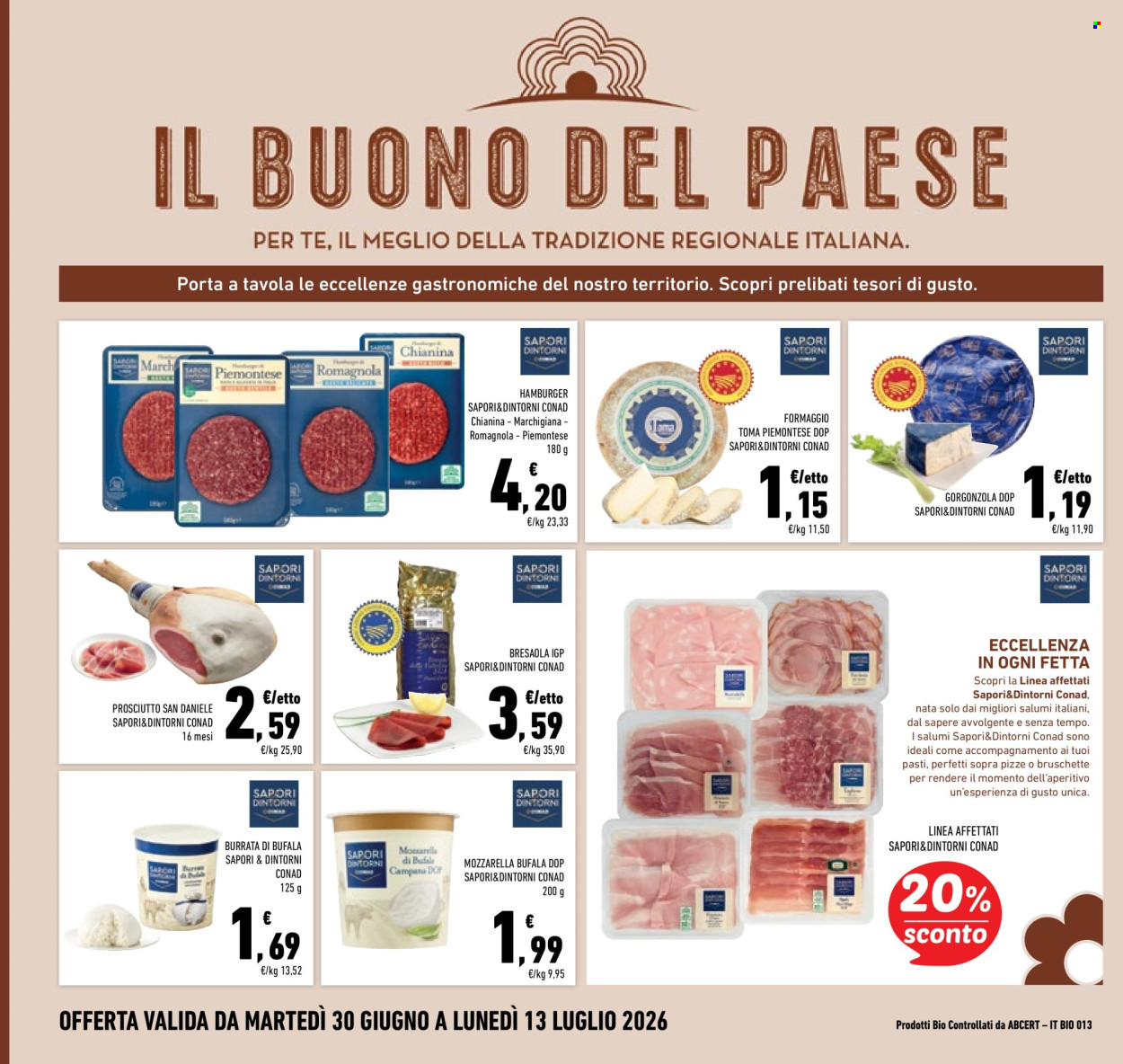 Volantino Conad - 30/6/2026 - 13/7/2026. Pagina 10