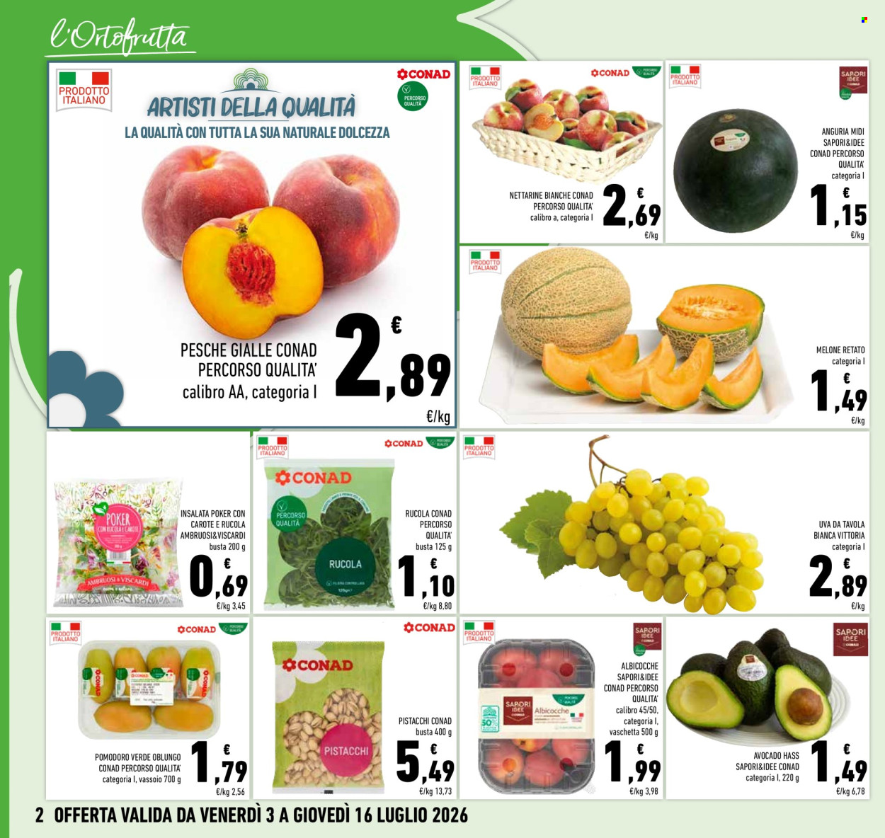 Volantino Conad - 3/7/2026 - 16/7/2026. Pagina 2