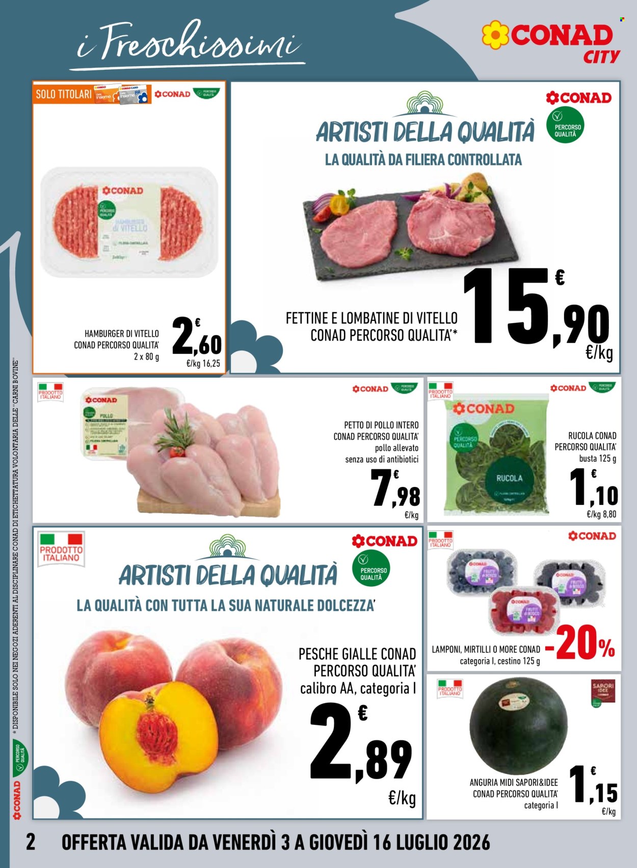 Volantino Conad City - 3/7/2026 - 16/7/2026. Pagina 2