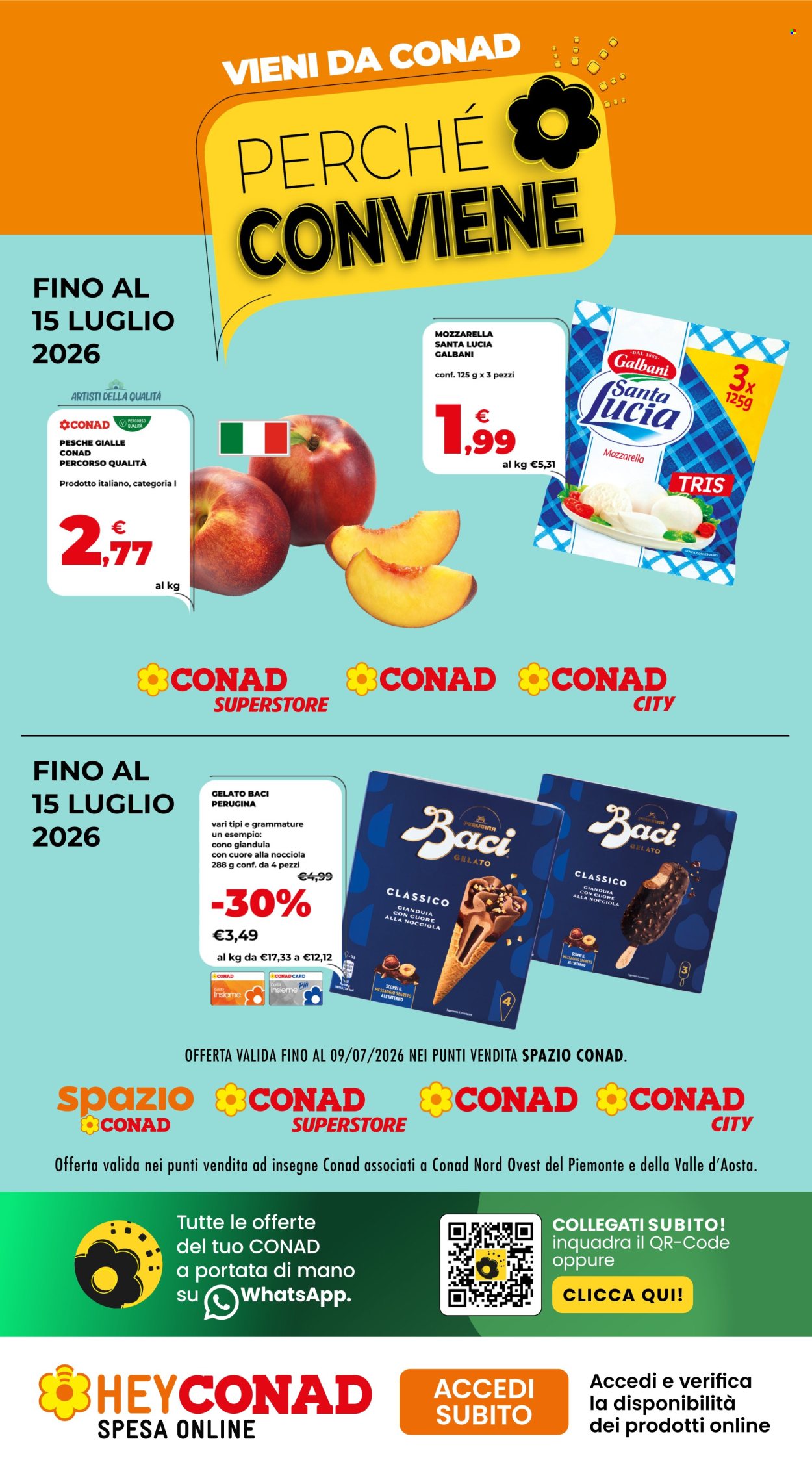Volantino Conad - 2/7/2026 - 15/7/2026. Pagina 1