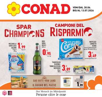 Volantino Conad - 30/6/2026 - 13/7/2026.