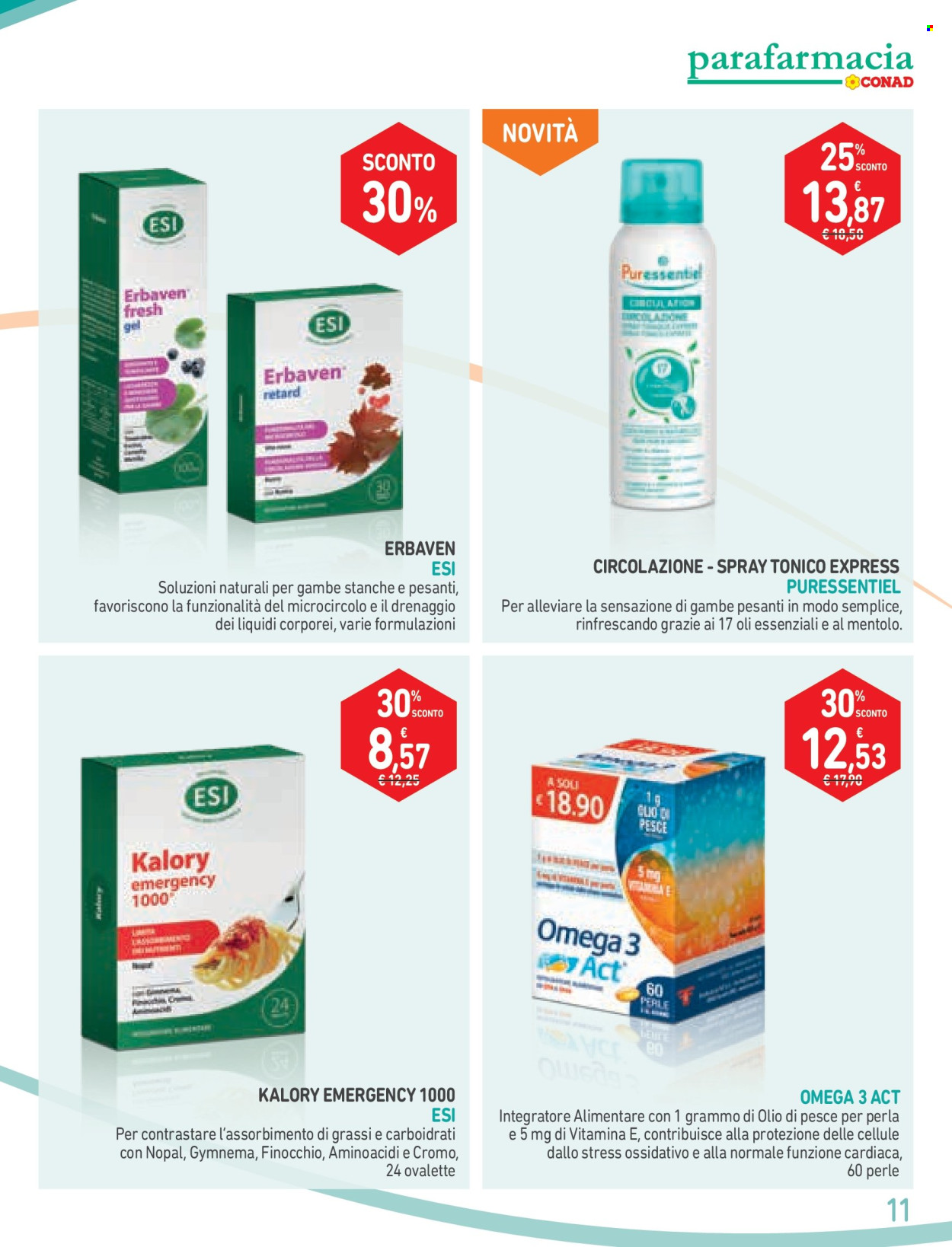 Volantino Parafarmacia Conad - 30/6/2026 - 29/7/2026. Pagina 11