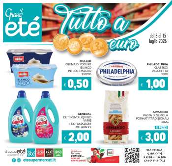 Volantino Eté - 3/7/2026 - 15/7/2026.