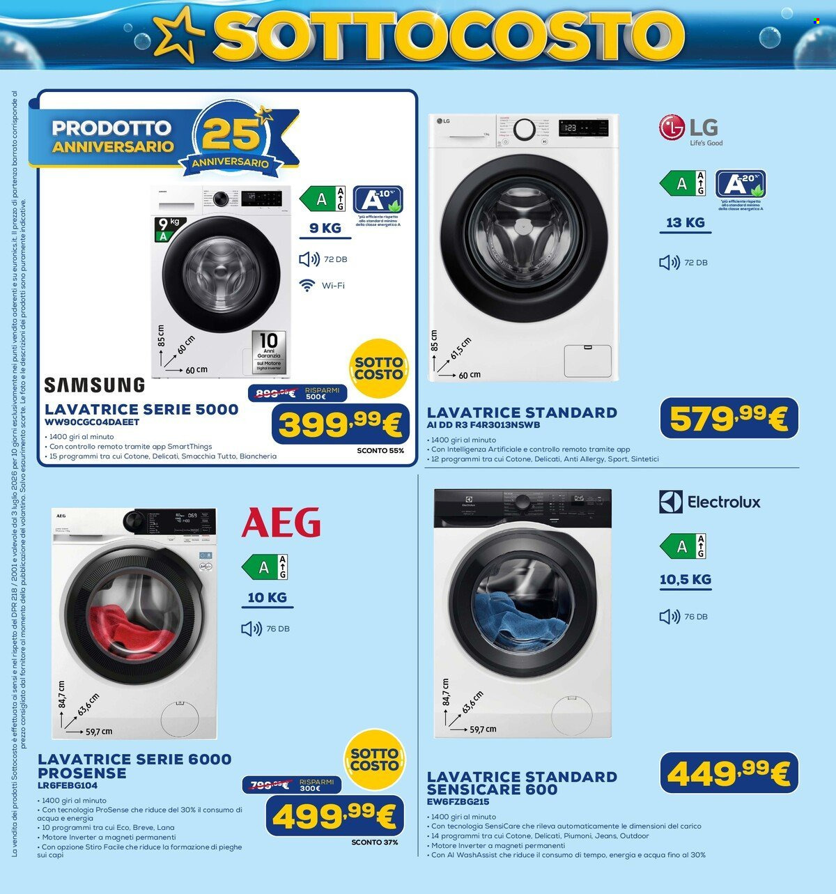 Volantino Euronics - 3/7/2026 - 15/7/2026. Pagina 7