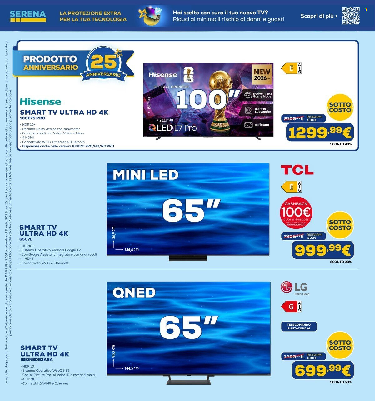 Volantino Euronics - 3/7/2026 - 15/7/2026. Pagina 14
