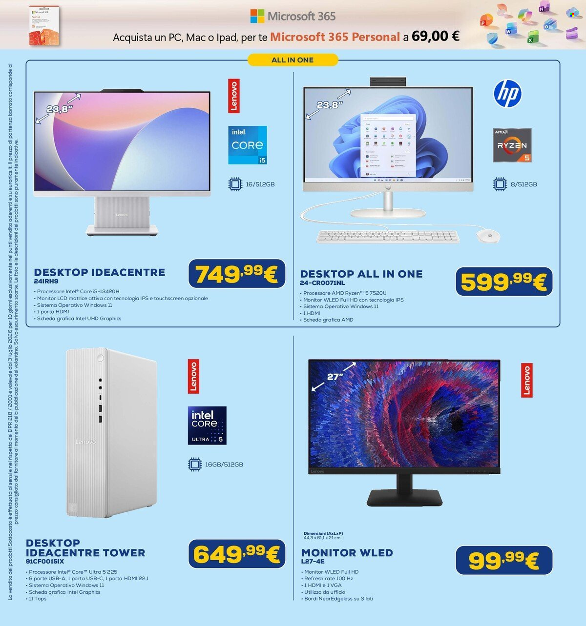 Volantino Euronics - 3/7/2026 - 15/7/2026. Pagina 25