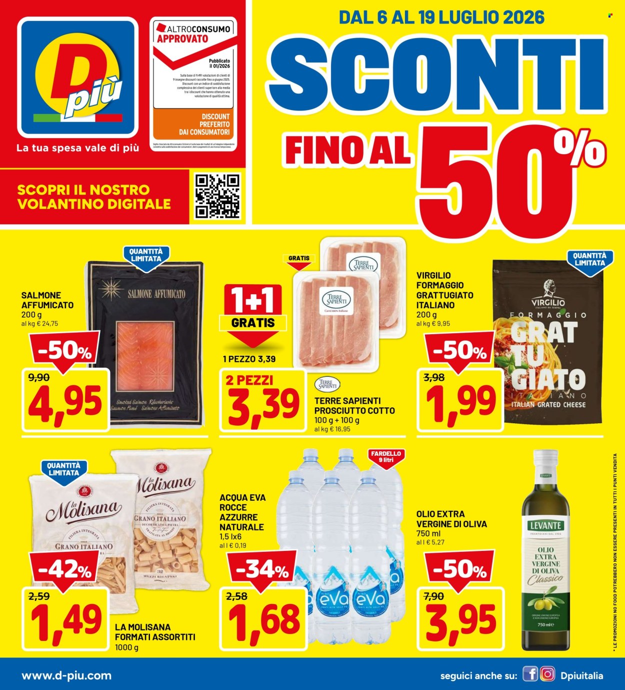 Volantino Dpiù - 6/7/2026 - 19/7/2026. Pagina 1