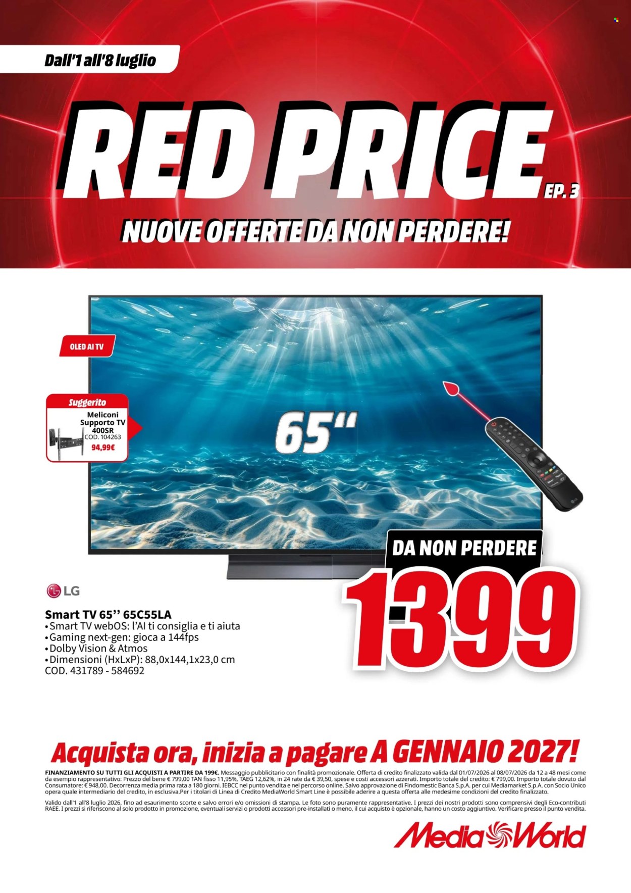Volantino MediaWorld - 1/7/2026 - 8/7/2026. Pagina 4