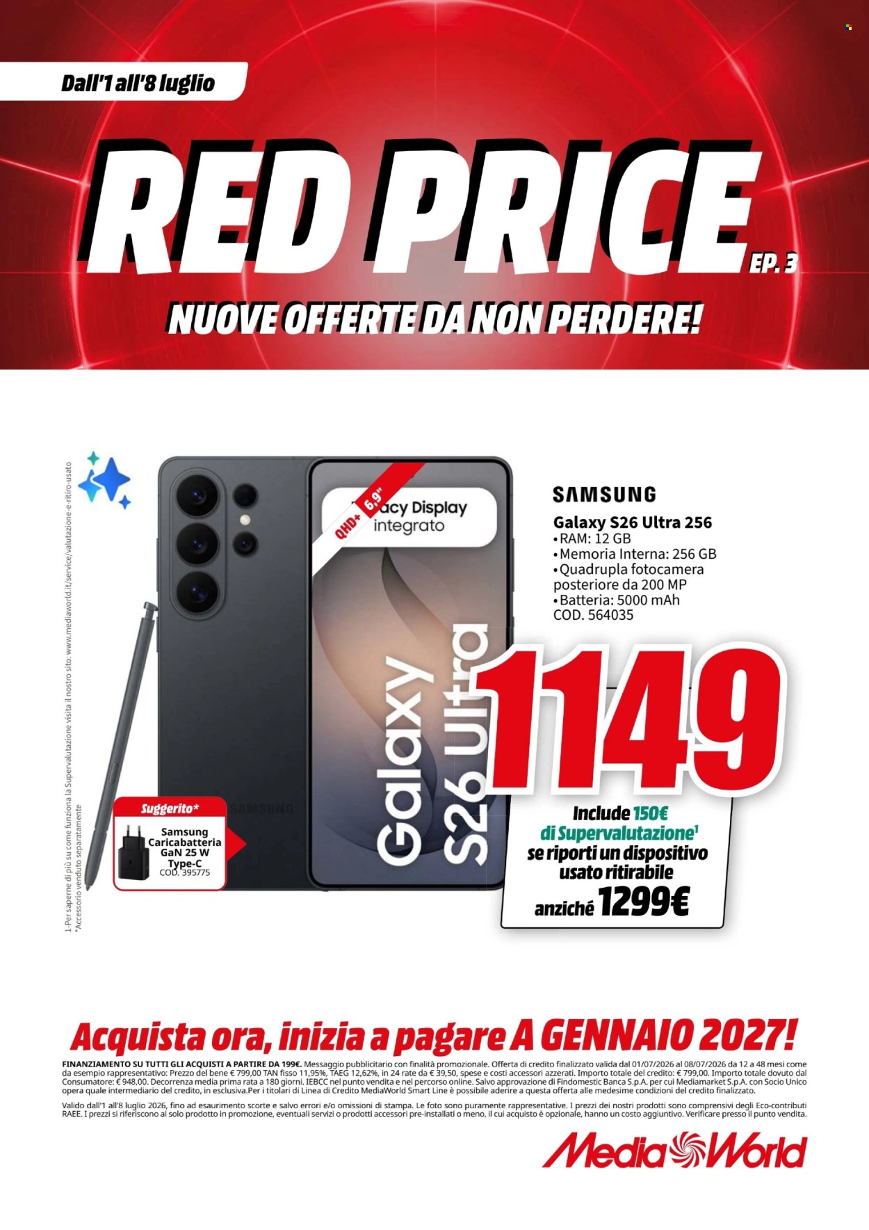 Volantino MediaWorld - 1/7/2026 - 8/7/2026. Pagina 29