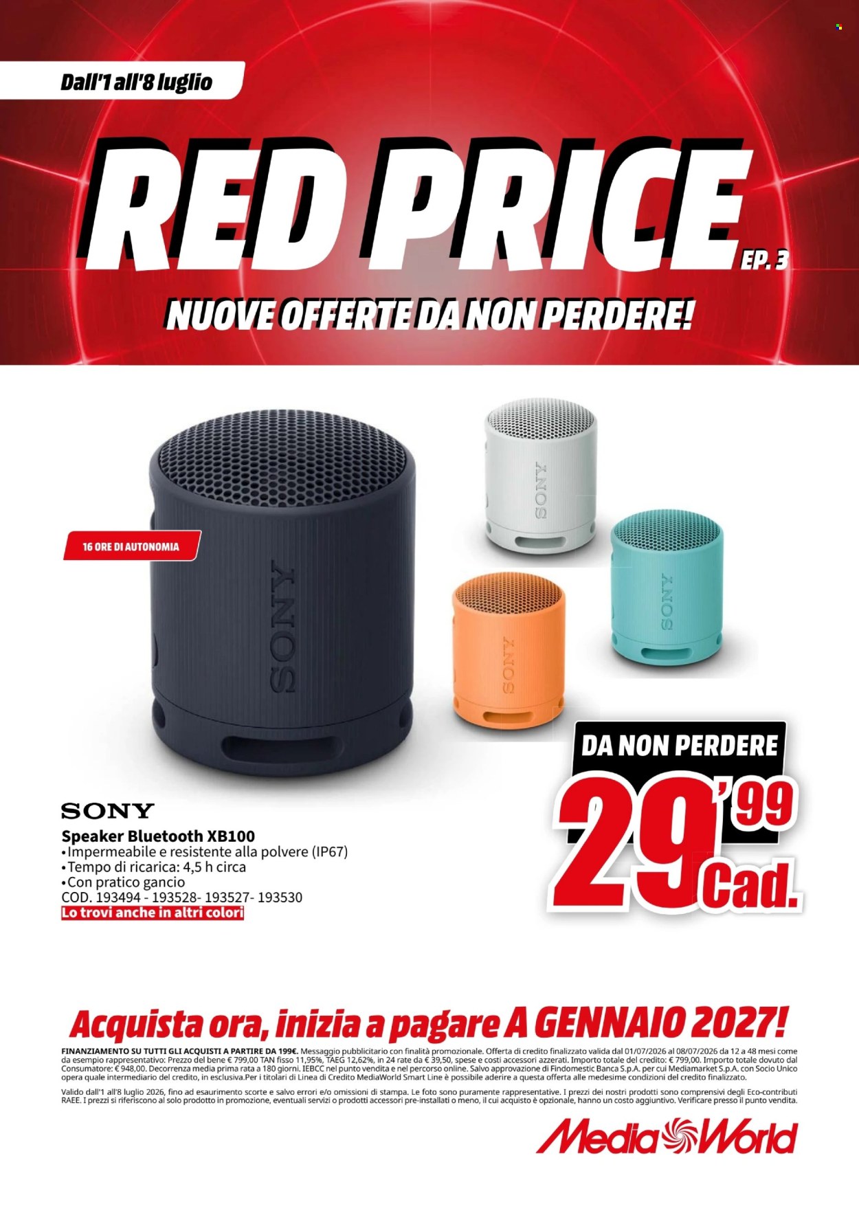 Volantino MediaWorld - 1/7/2026 - 8/7/2026. Pagina 34