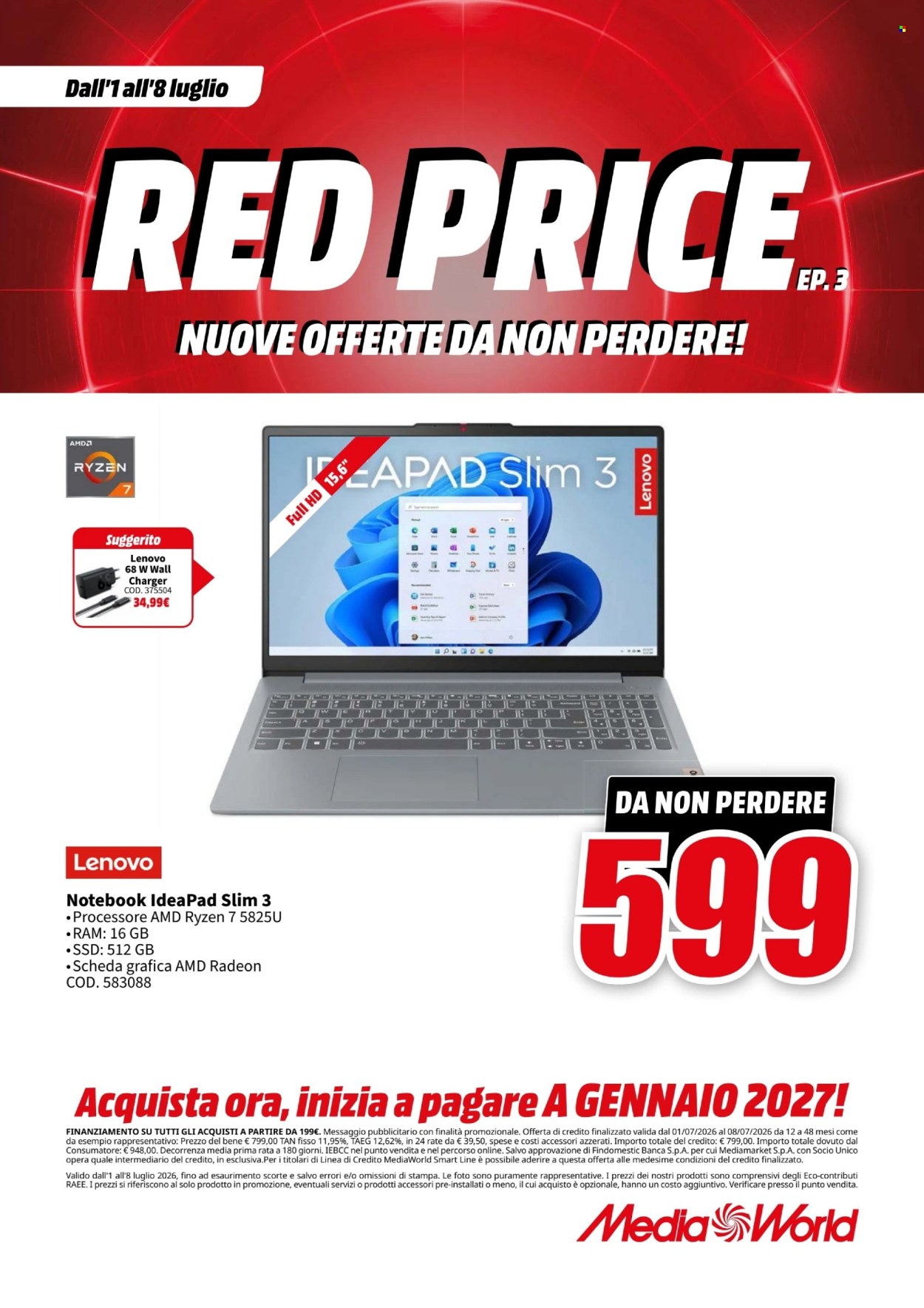 Volantino MediaWorld - 1/7/2026 - 8/7/2026. Pagina 45